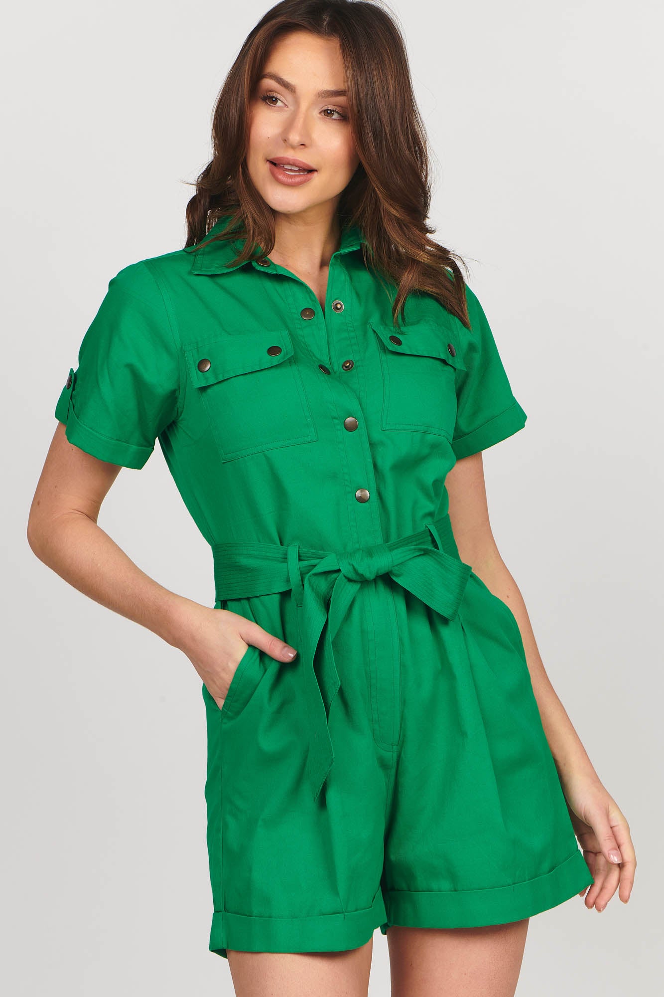 Angie Playsuit Mint Green