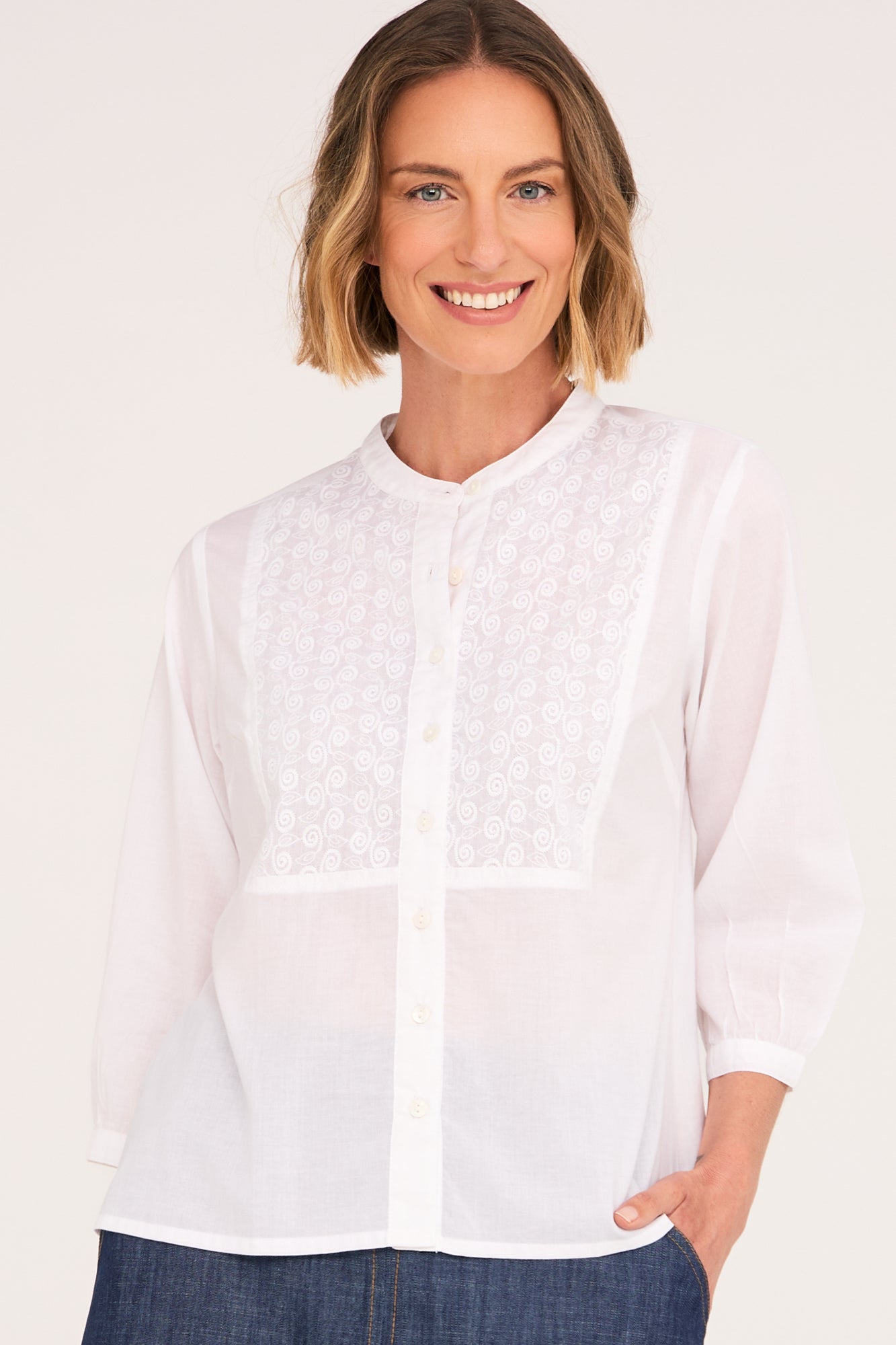 Angie Shirt White