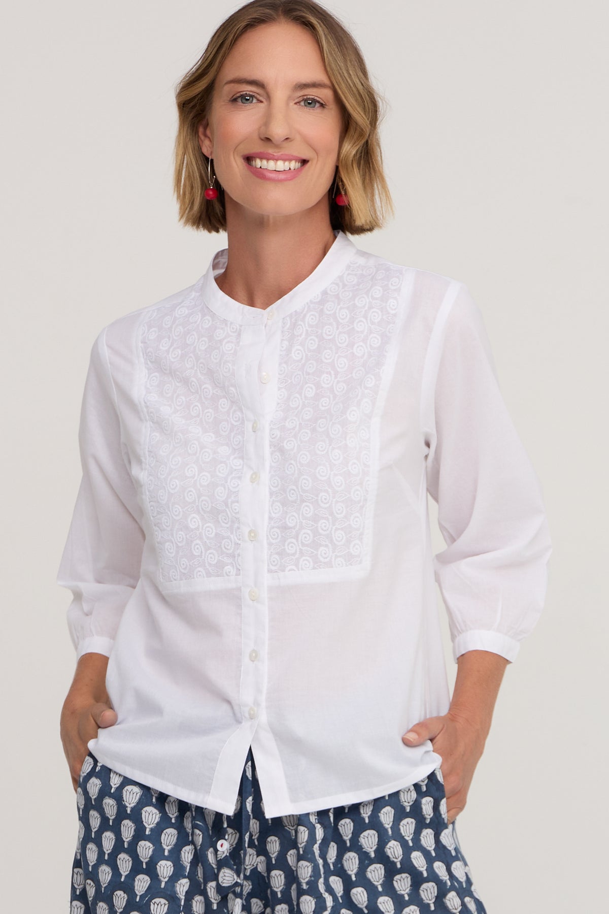 Angie Shirt White