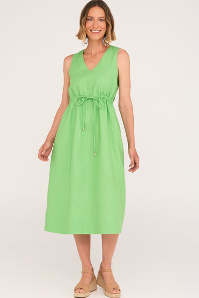 Anya Dress Apple Green