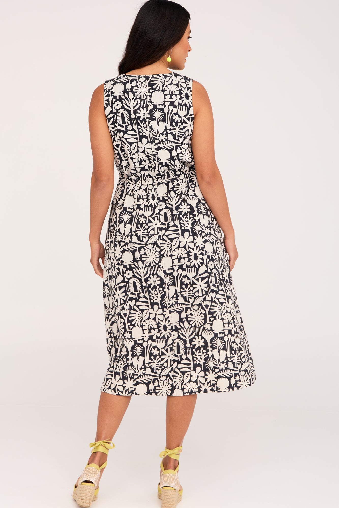 Anya Dress Bush Bloom Mono