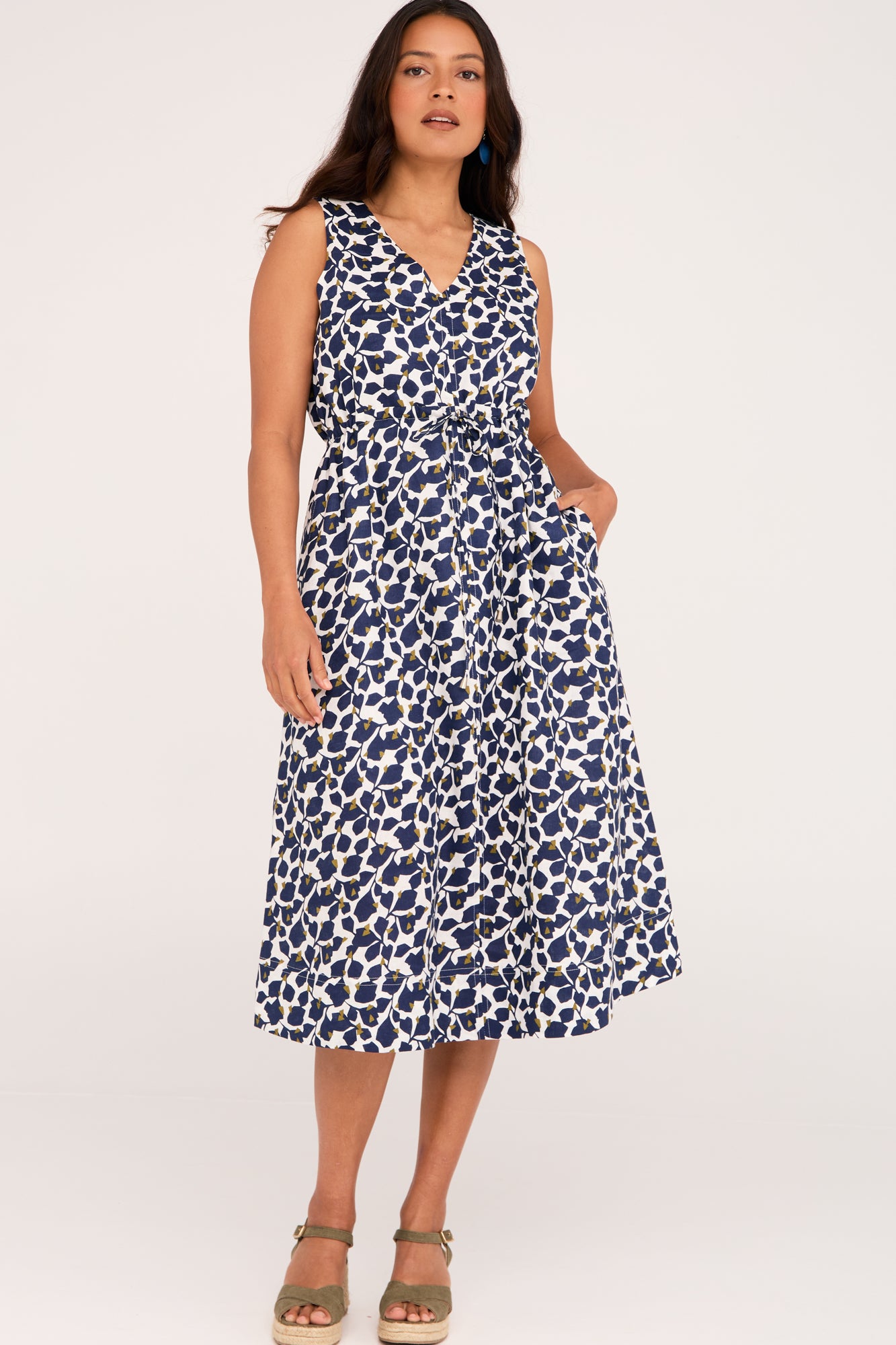 Anya Dress Olive Vine