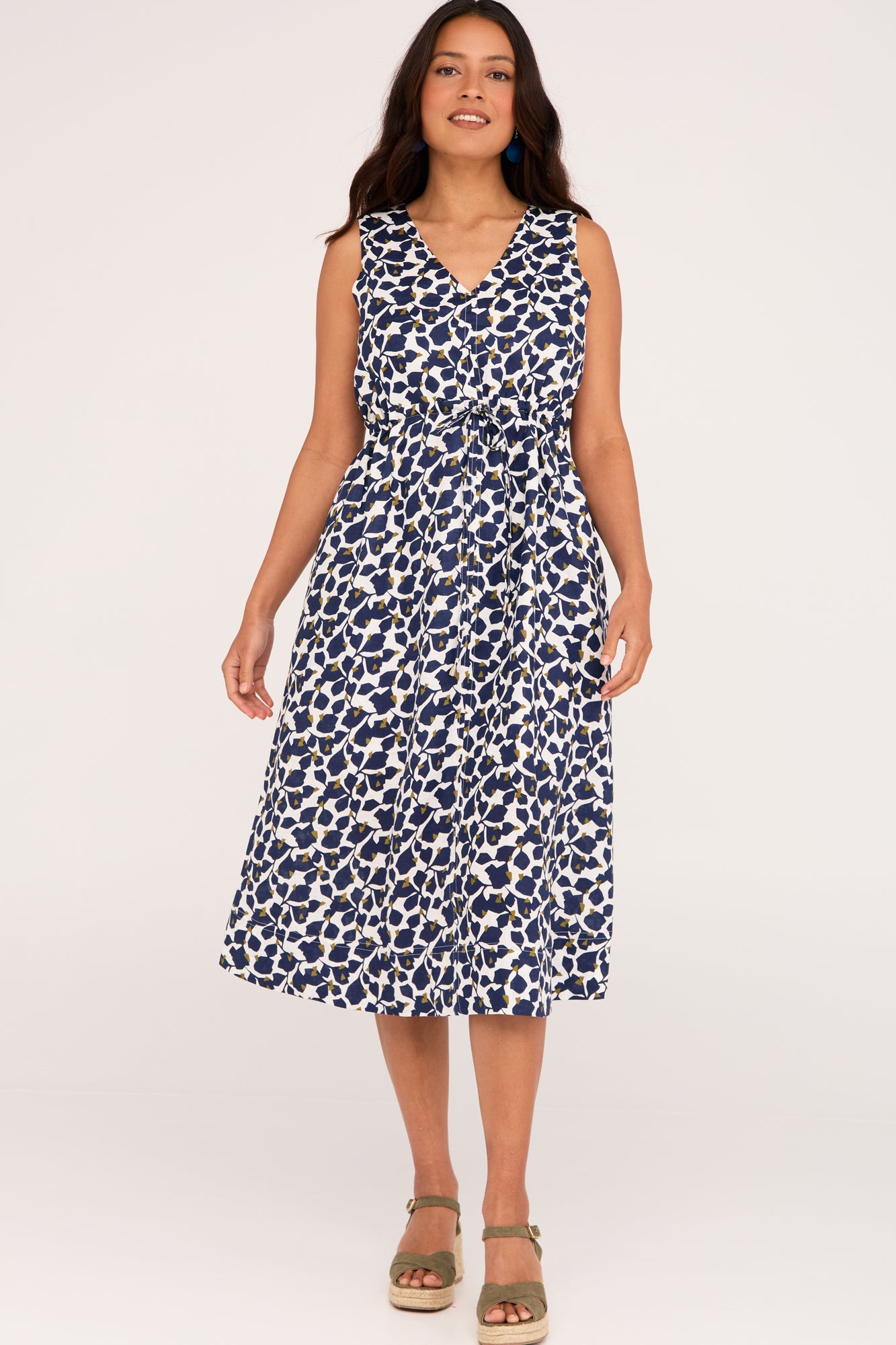 Anya Dress Olive Vine