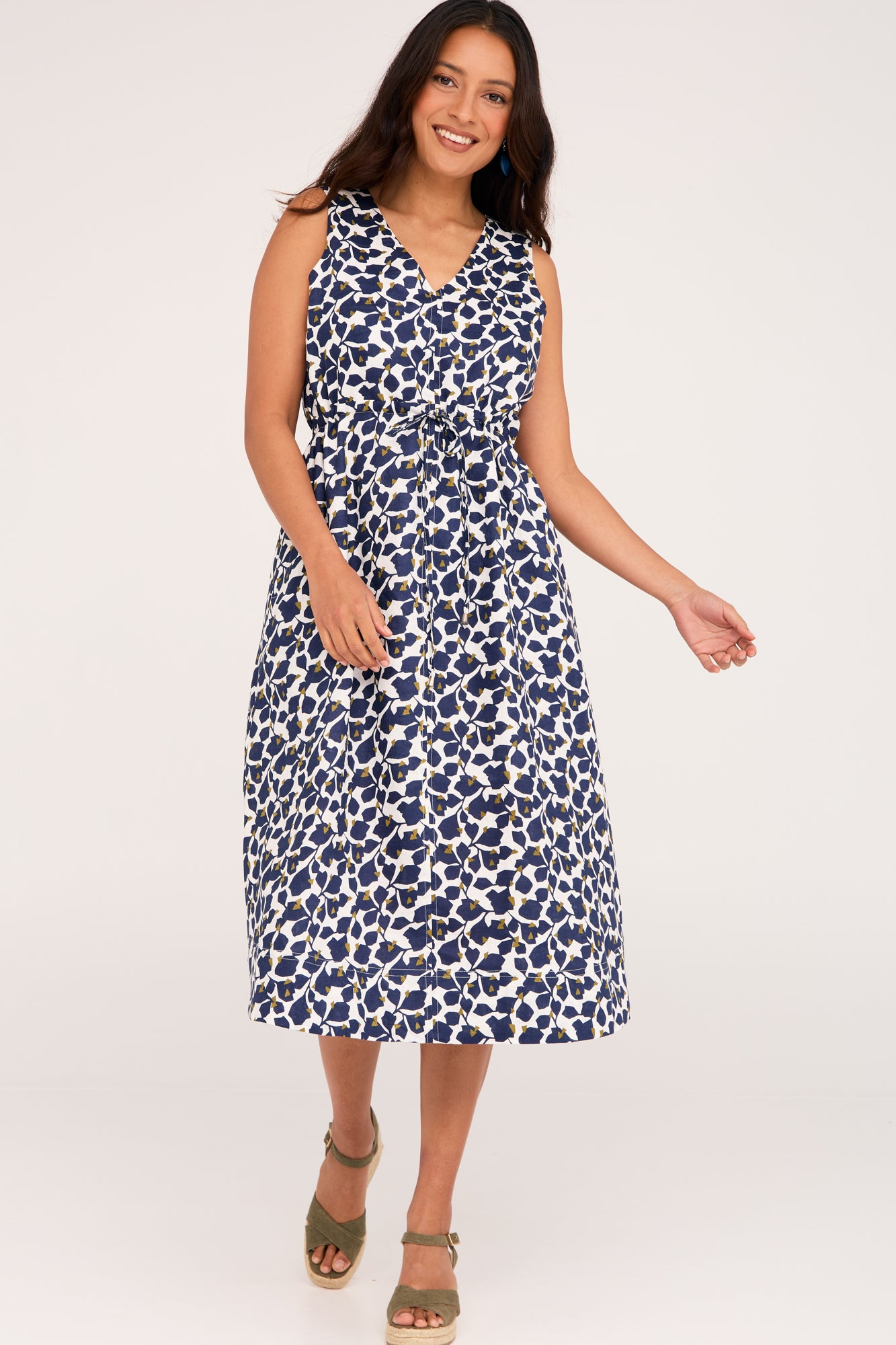 Anya Dress Olive Vine