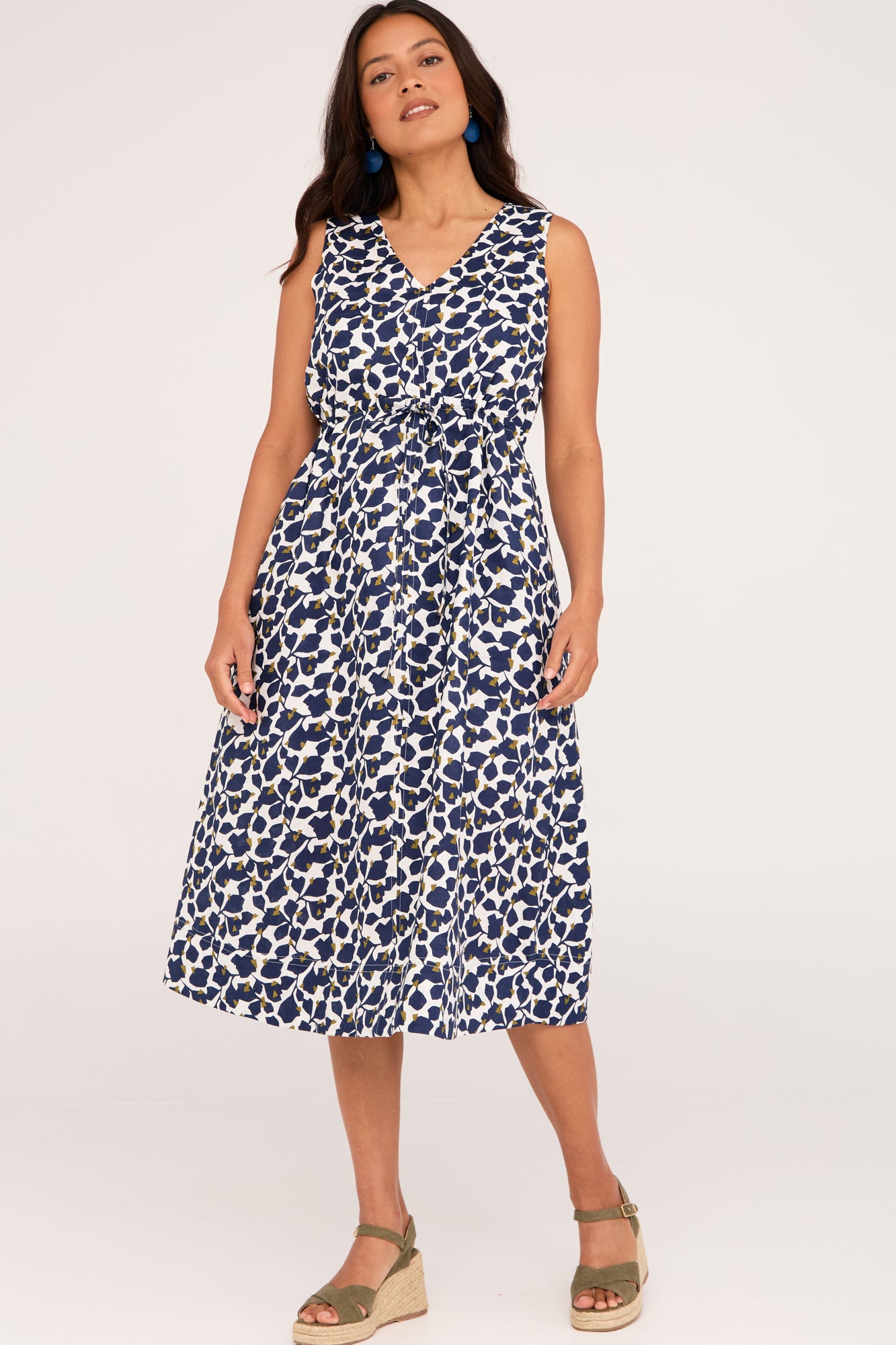 Anya Dress Olive Vine