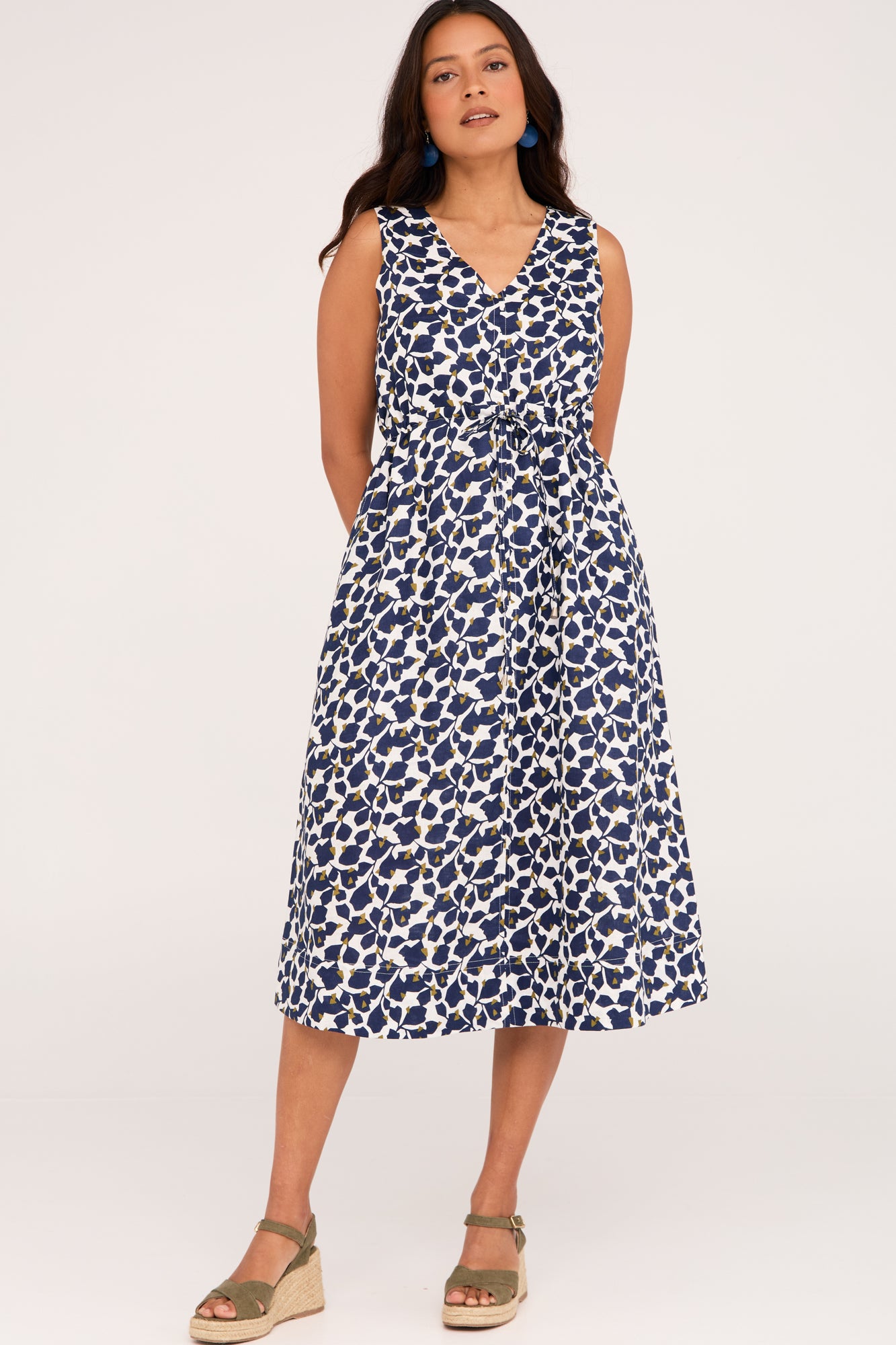 Anya Dress Olive Vine