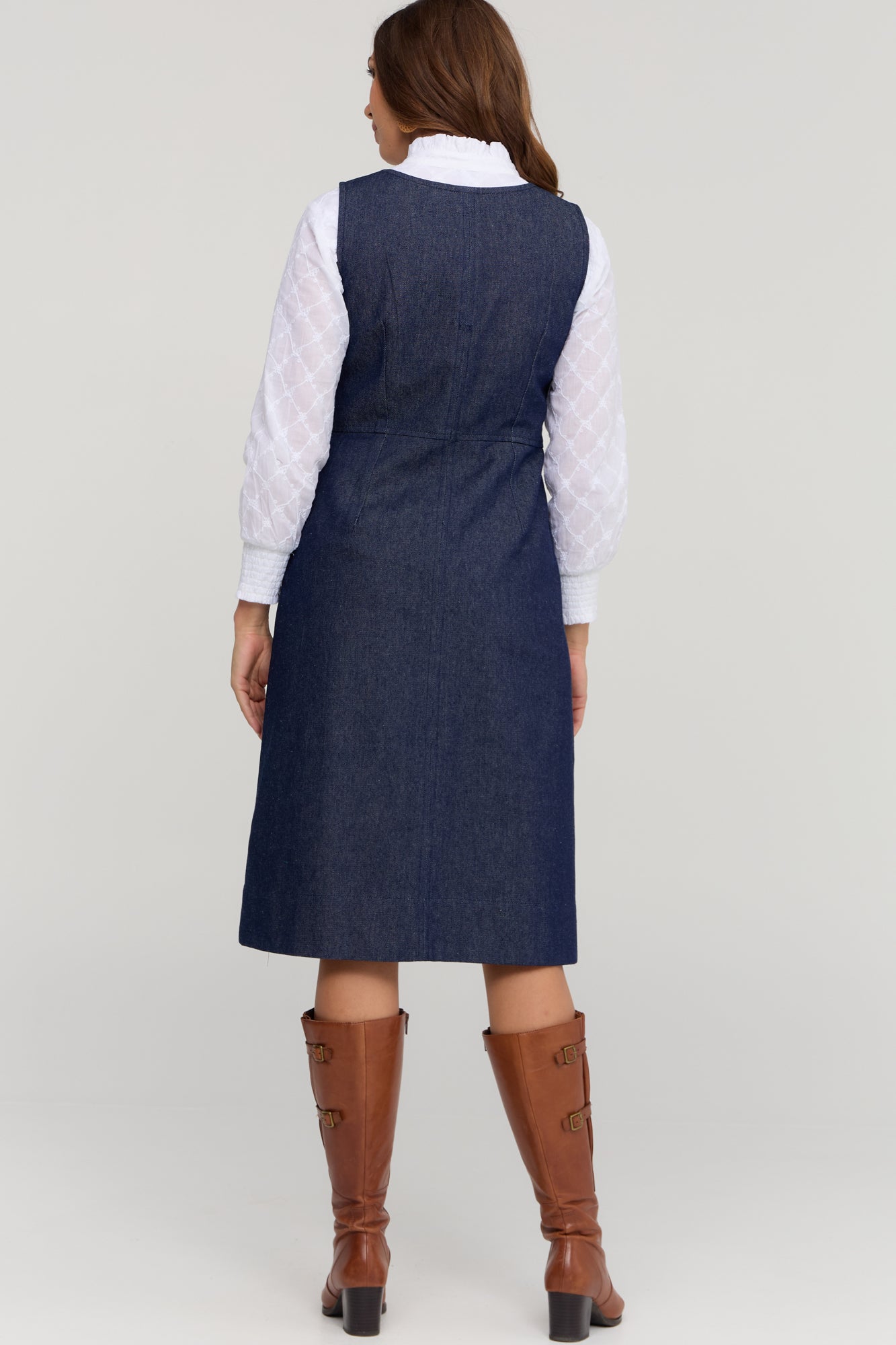 Ashton Pinafore Denim