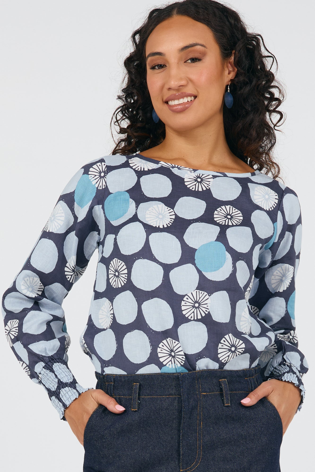 Aster Top Indigo Wheel