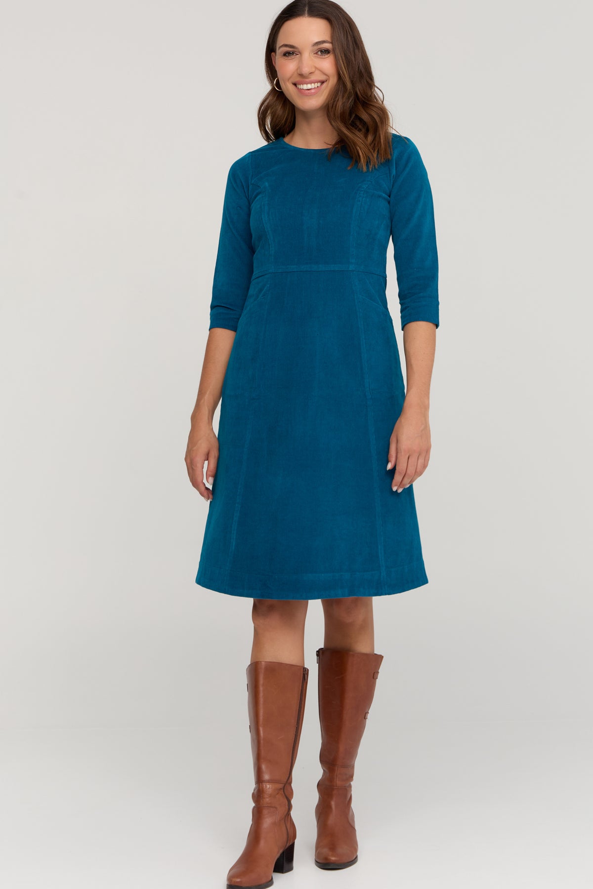 Bowie Dress Stormy Blue