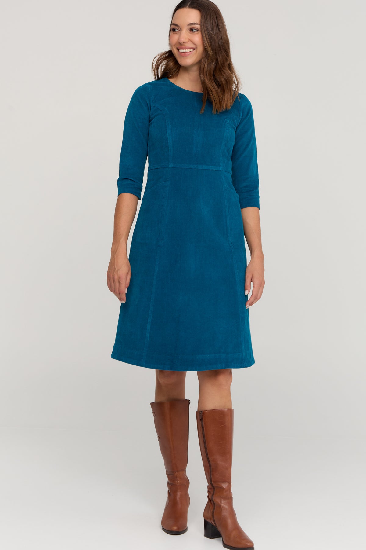 Bowie Dress Stormy Blue