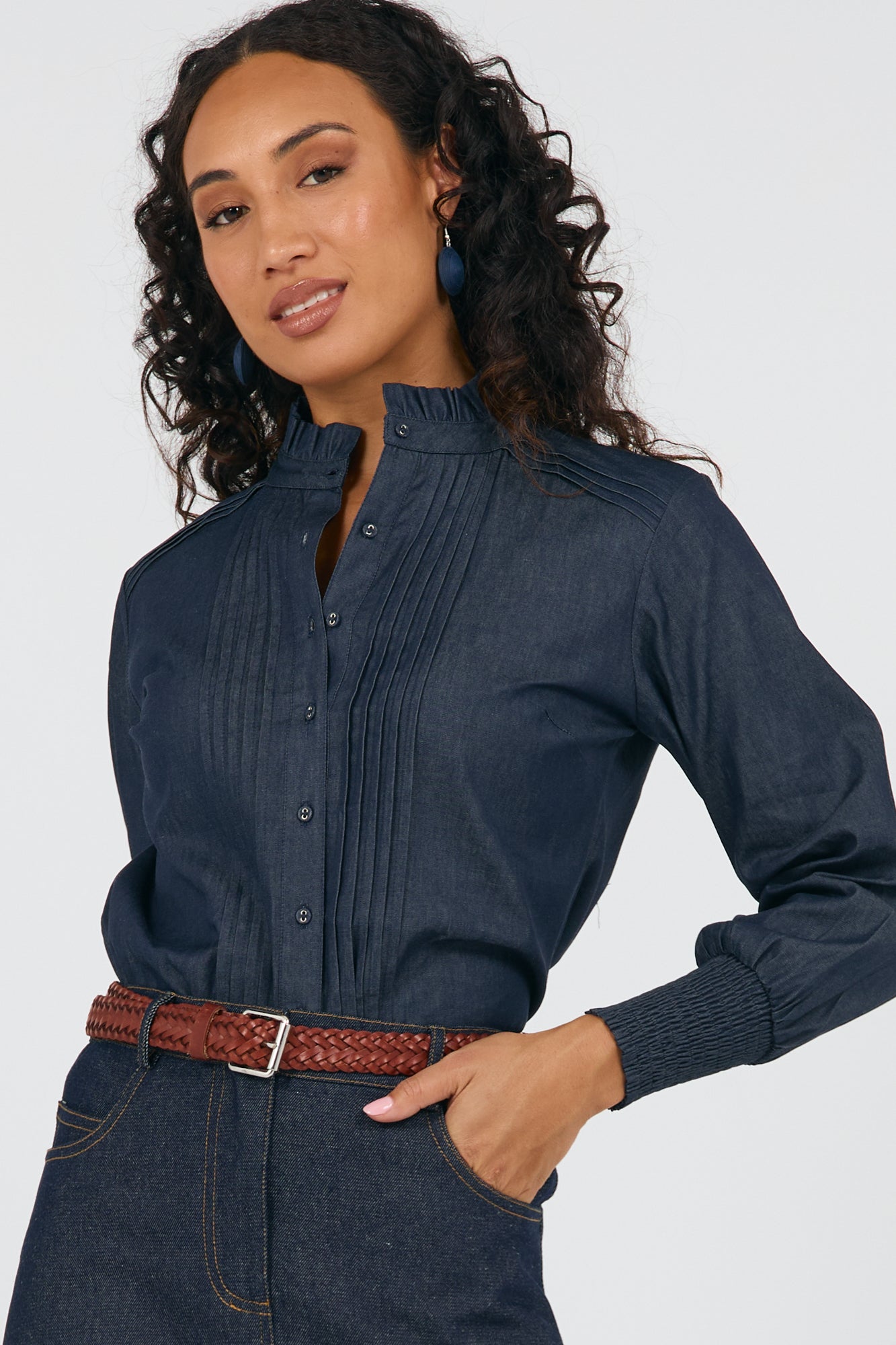 Carson Shirt Shirting Denim