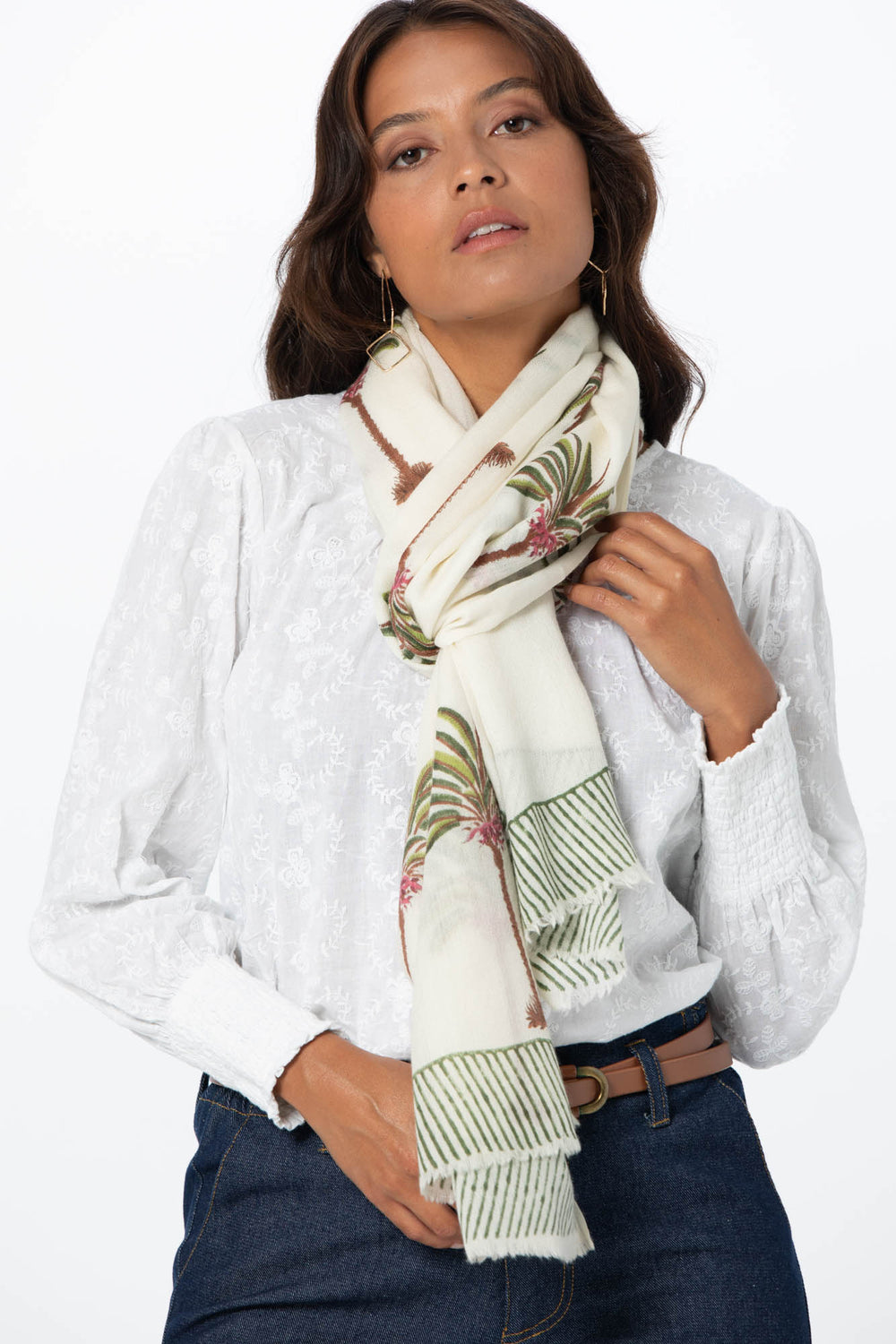 Palmera Scarf Top