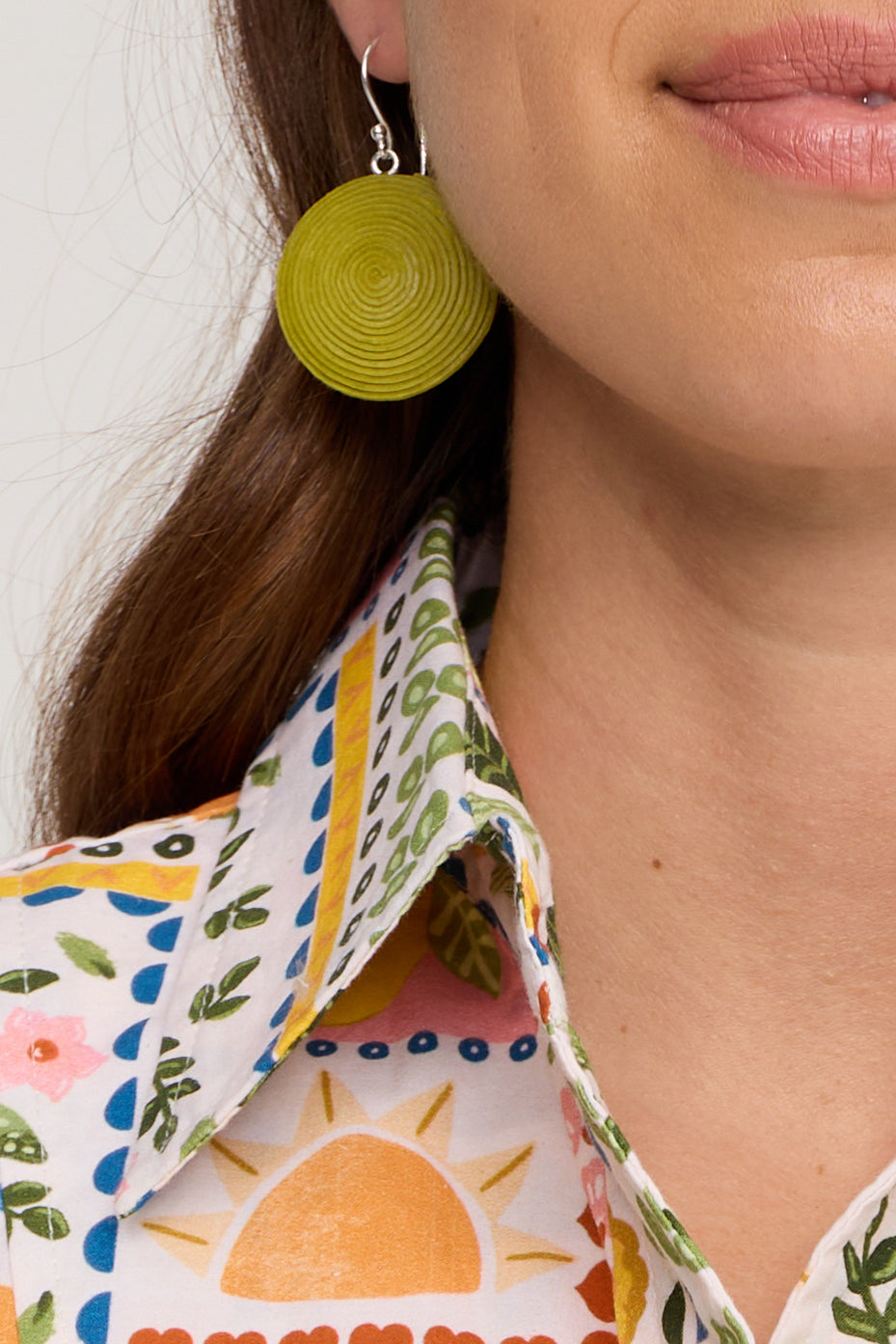Swirl Earrings Pistachio