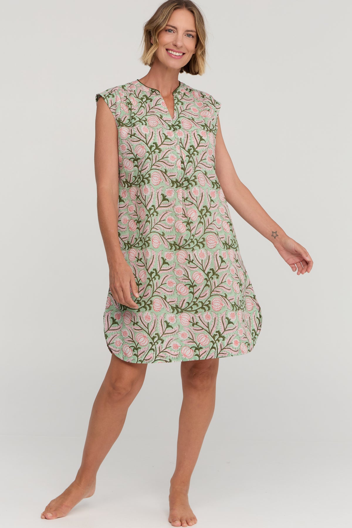 Clara Nightie Pomegranate