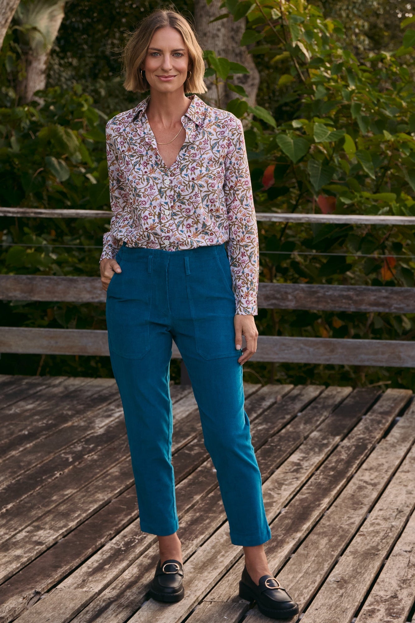 Corby Pant Stormy Blue