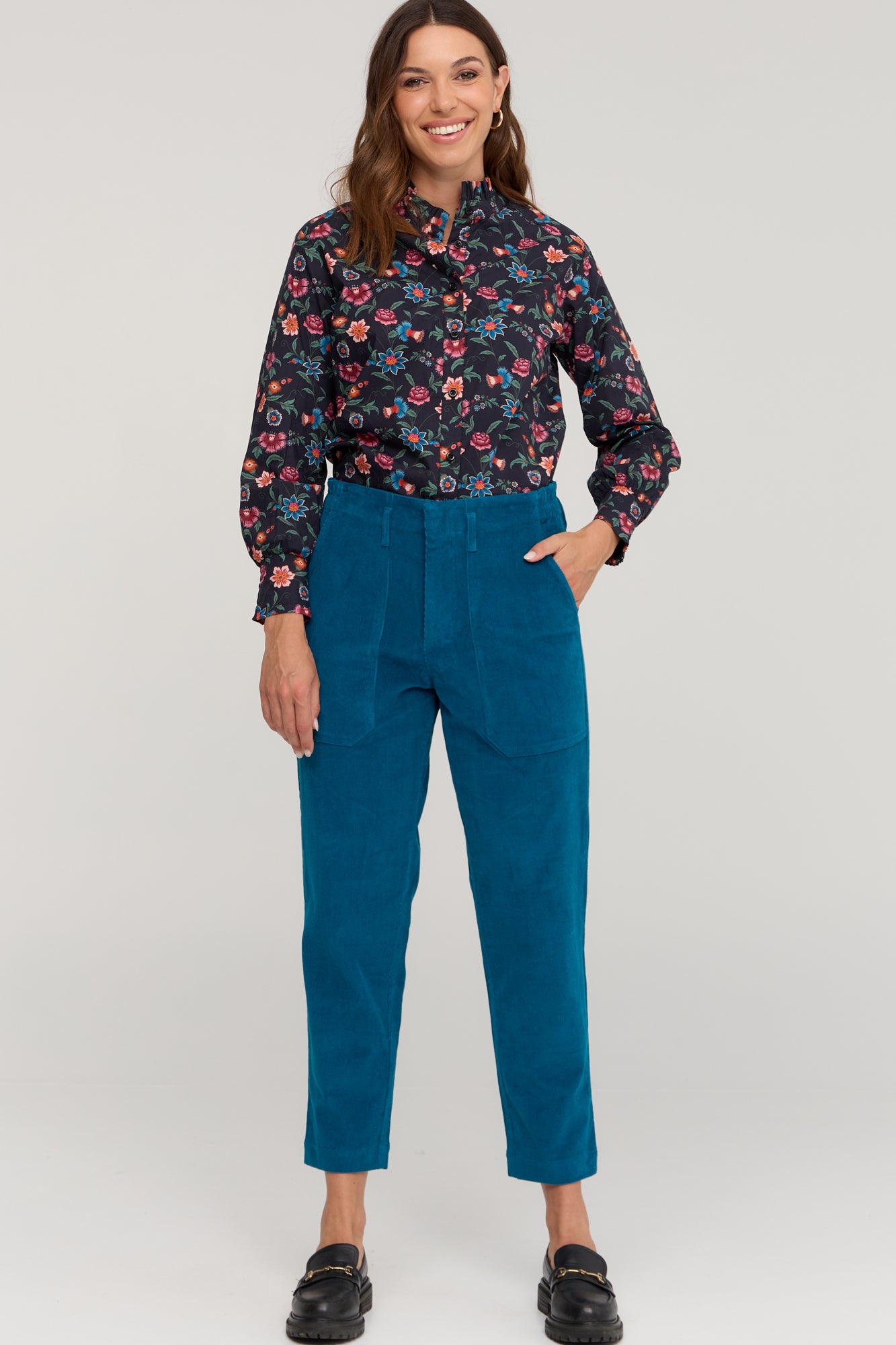 Corby Pant Stormy Blue