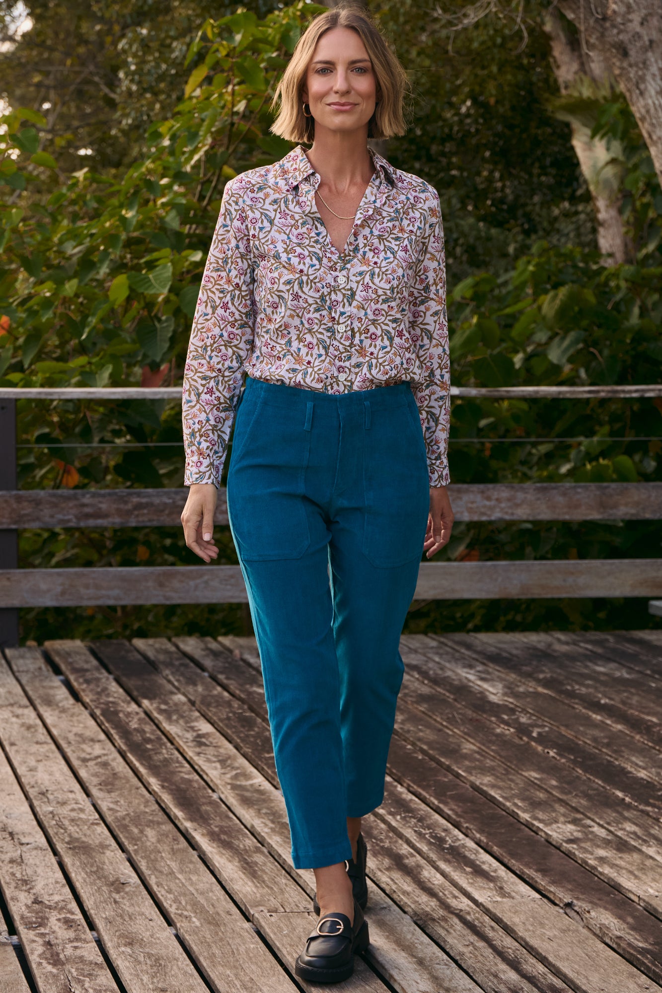 Corby Pant Stormy Blue