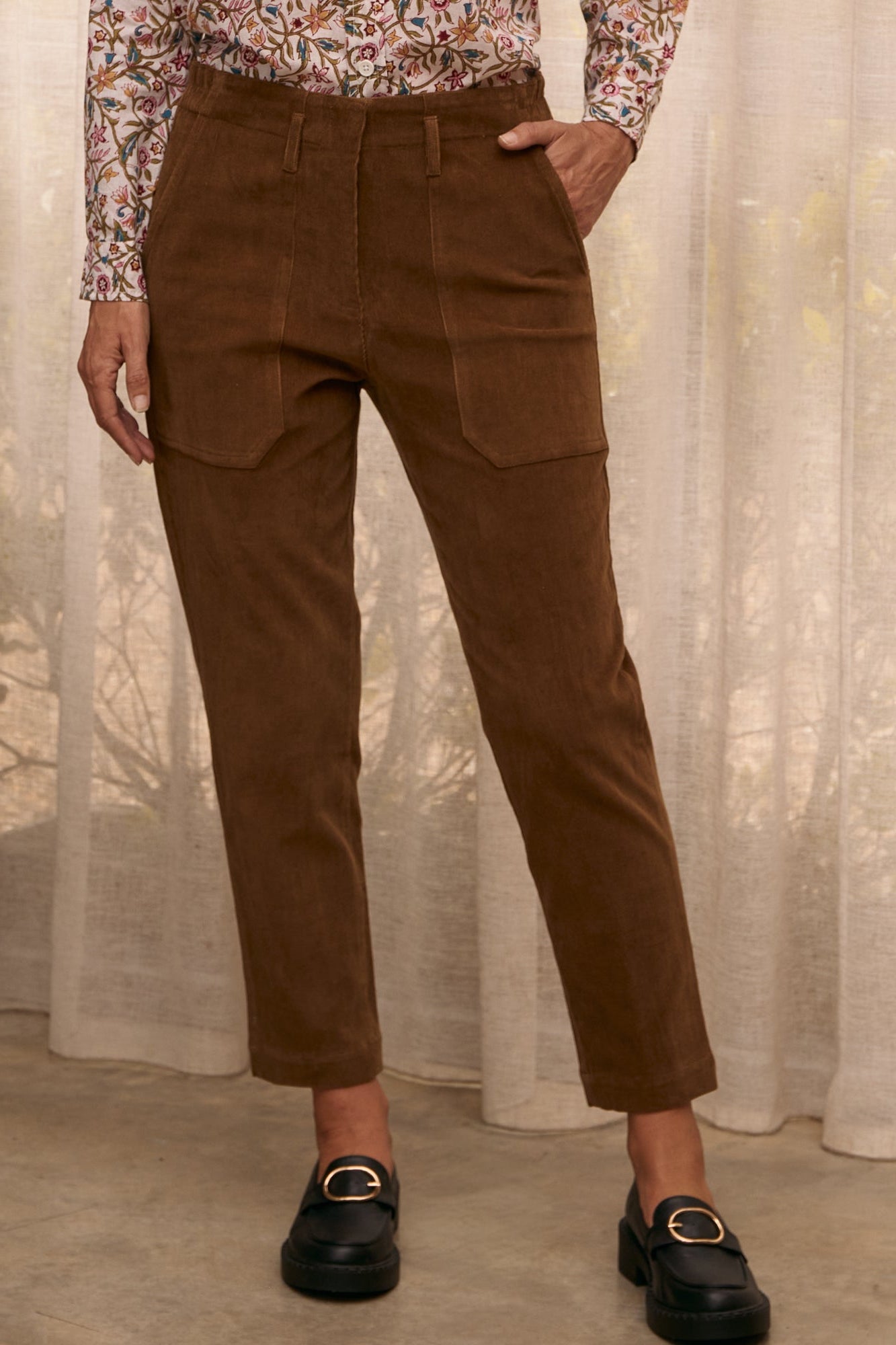 Corby Pant Toffee Brown
