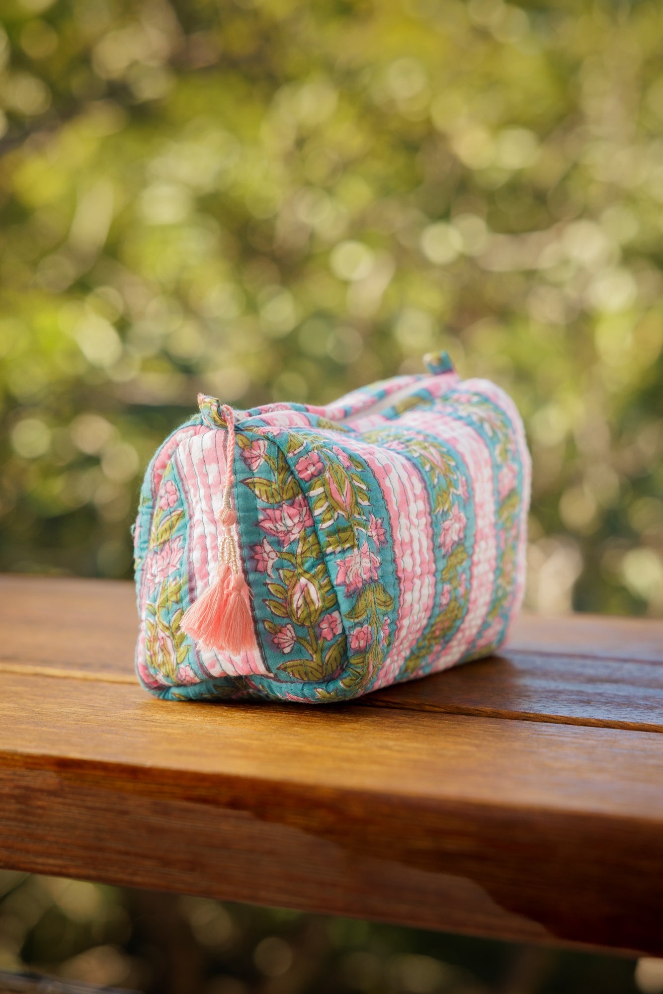 Cosmetic Bag Mizpah Flowers