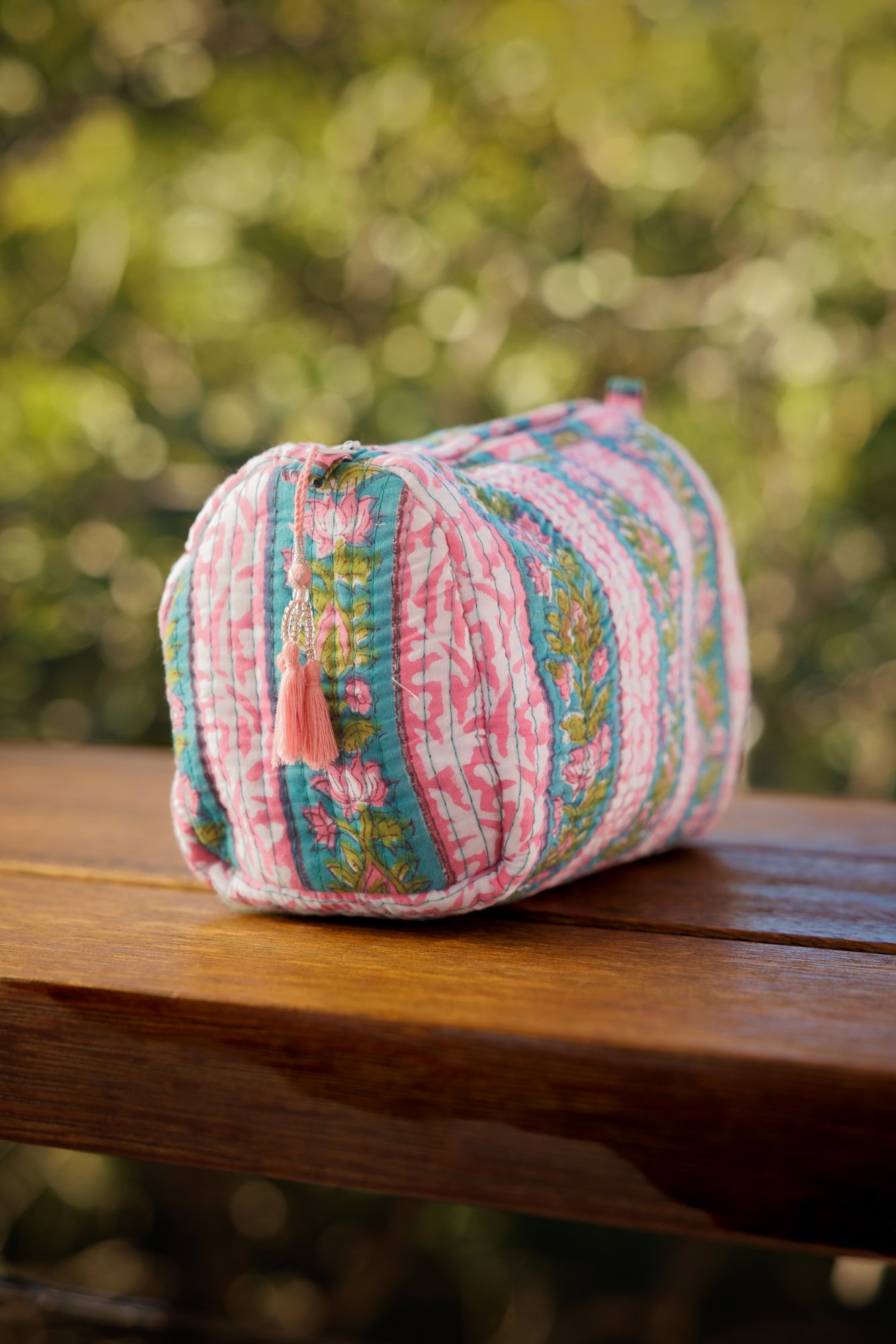 Cosmetic Bag Mizpah Flowers