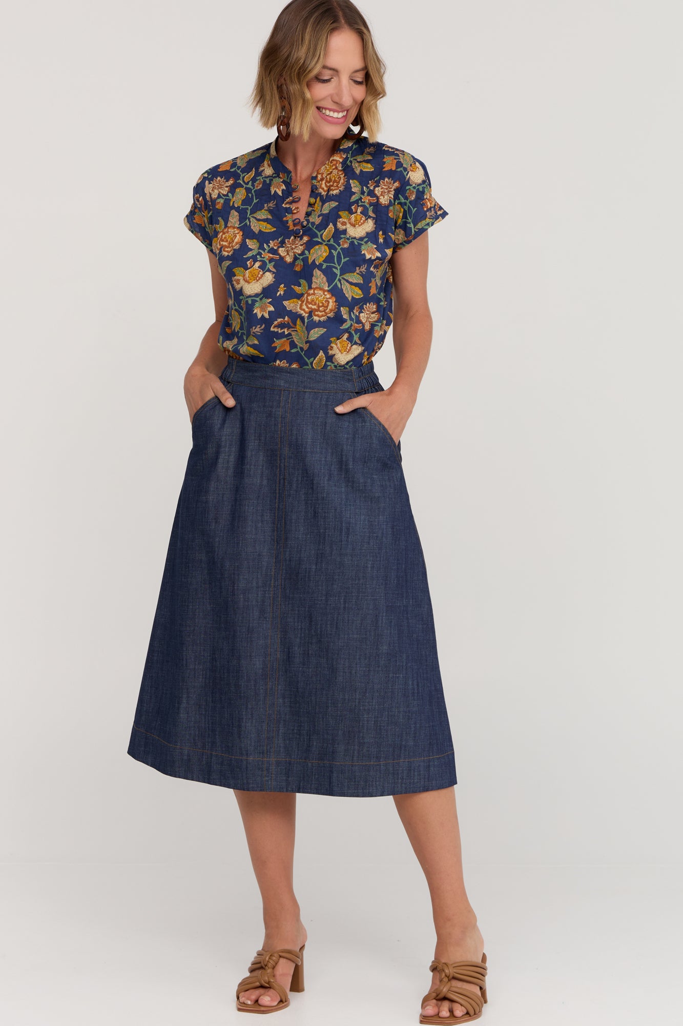 Cyndi Skirt Denim