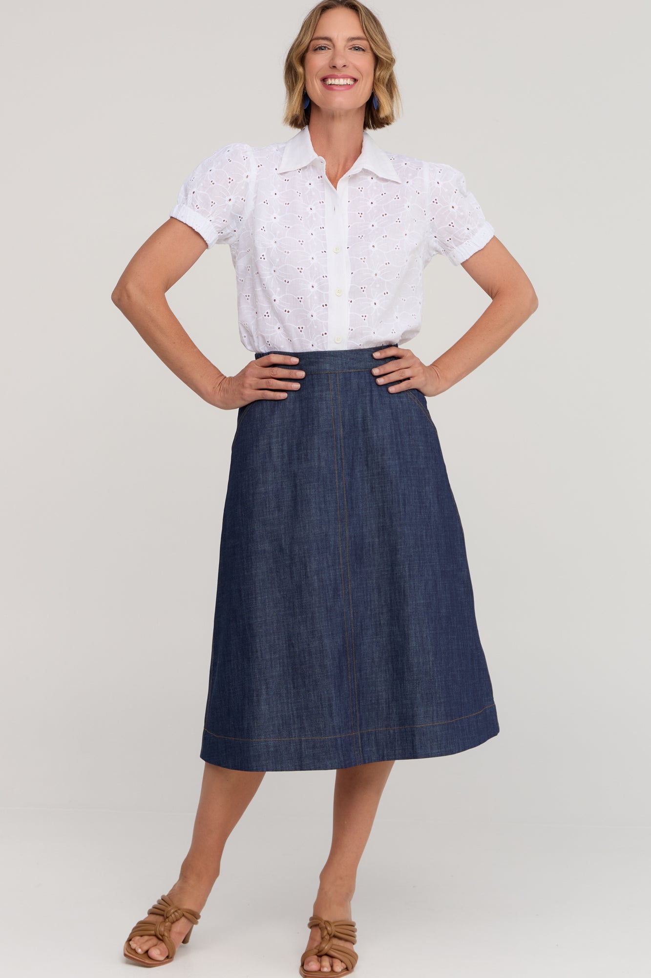 Cyndi Skirt Denim