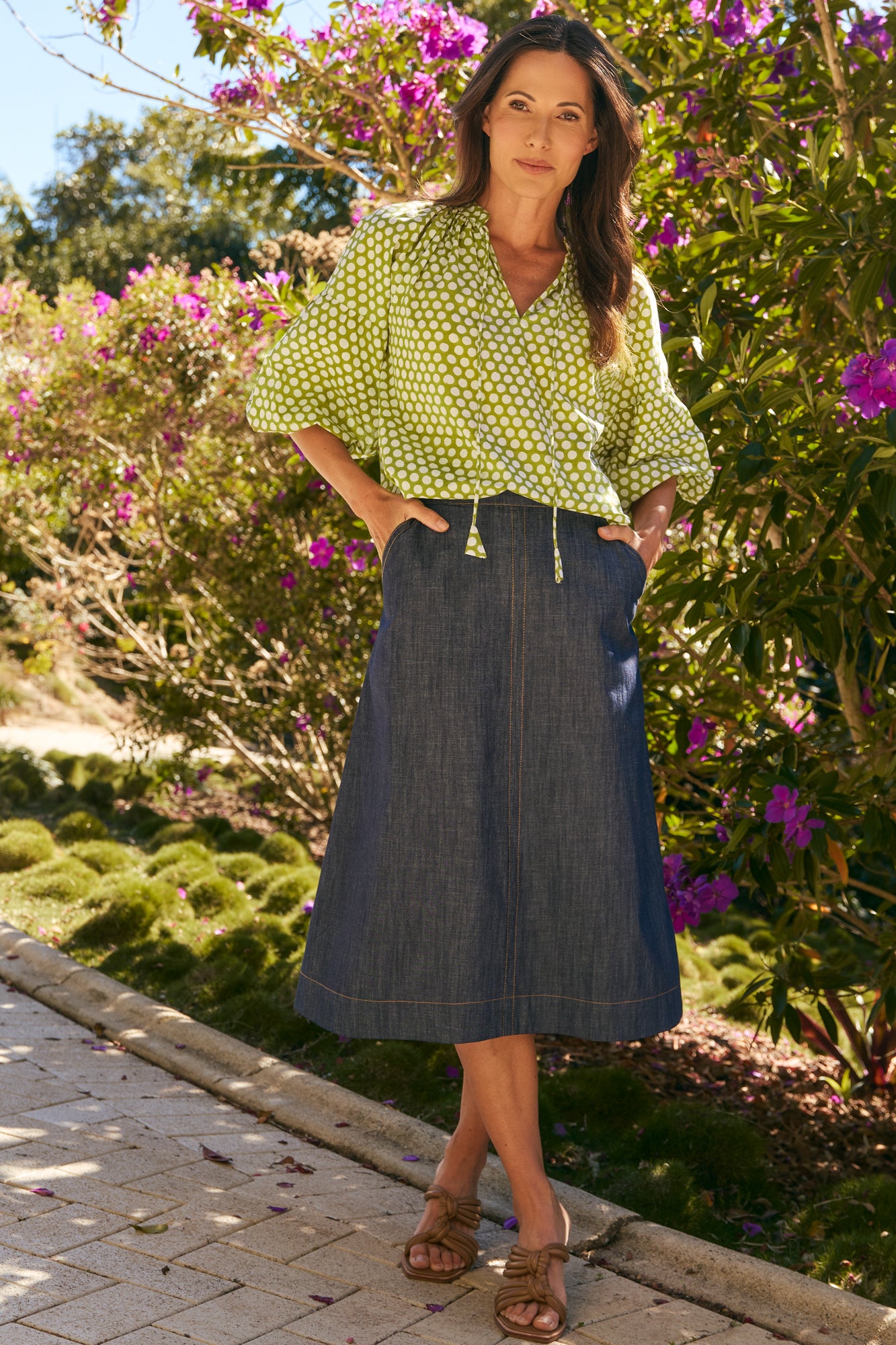 Cyndi Skirt Denim