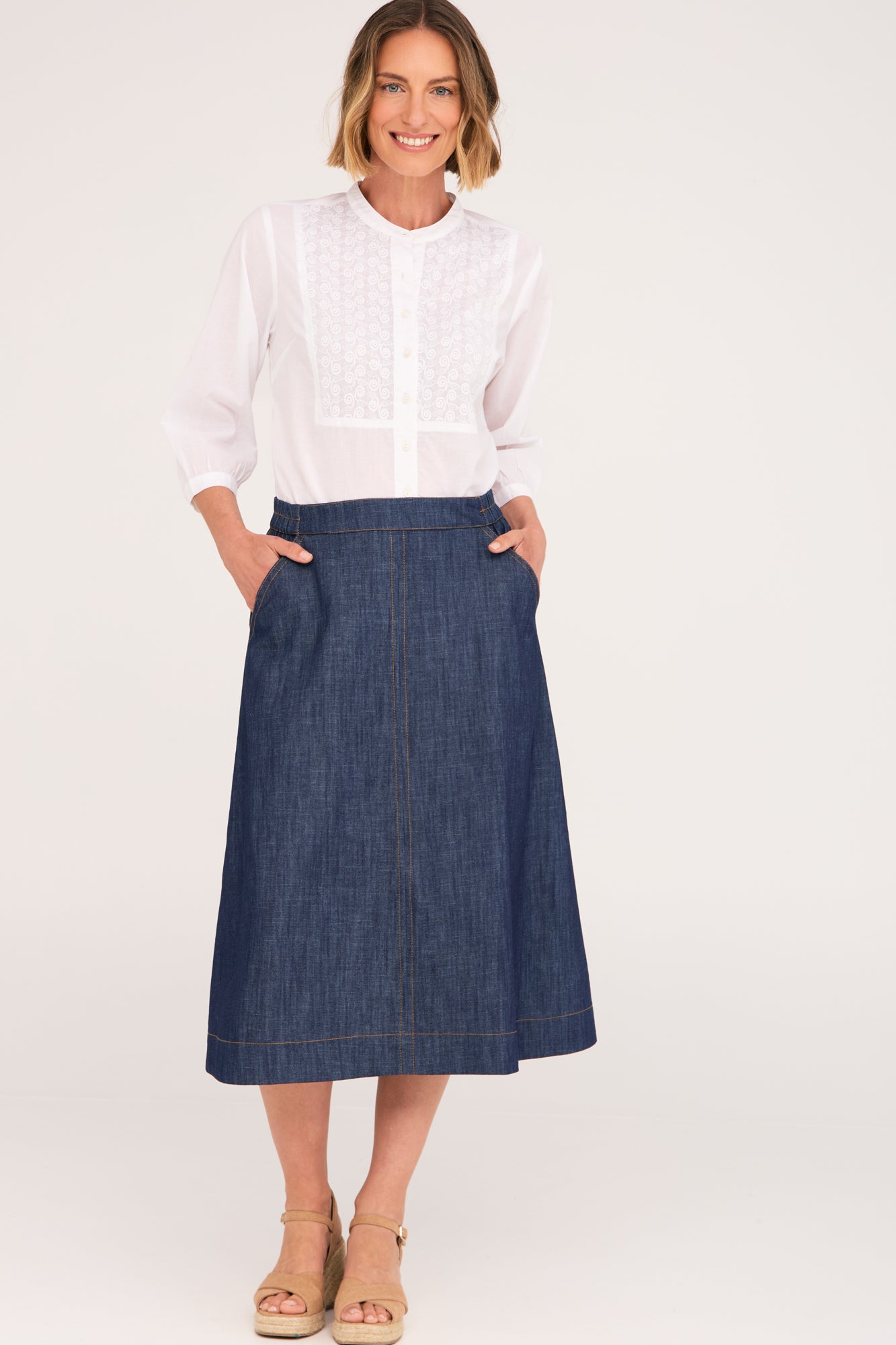 Cyndi Skirt Denim