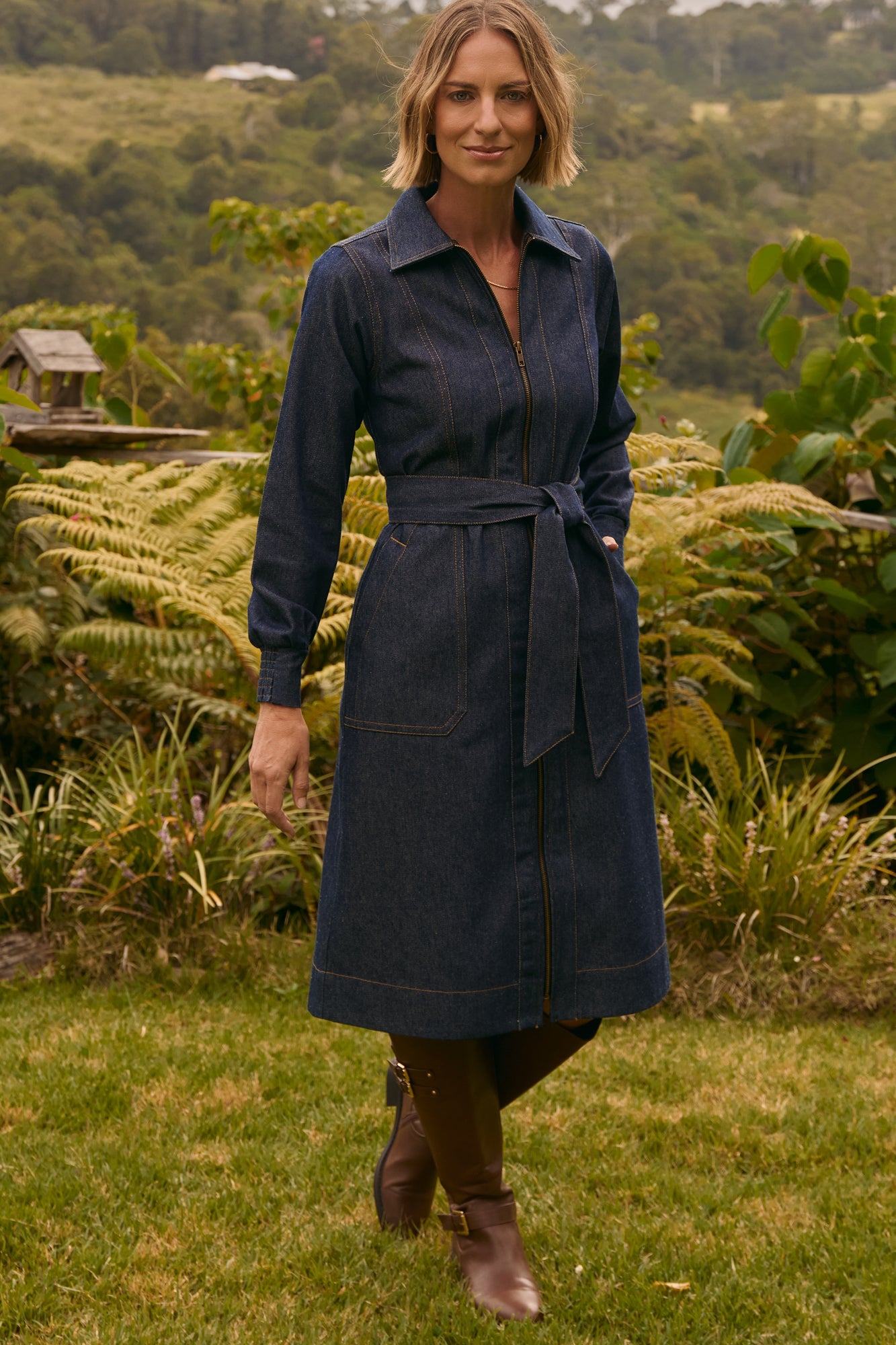 Dixie Dress Denim