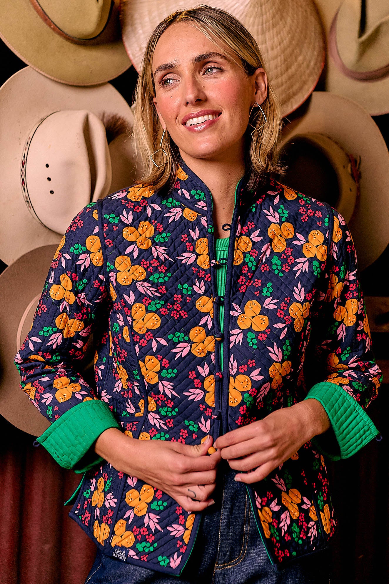 Embry Reversible Jacket Winter Berries