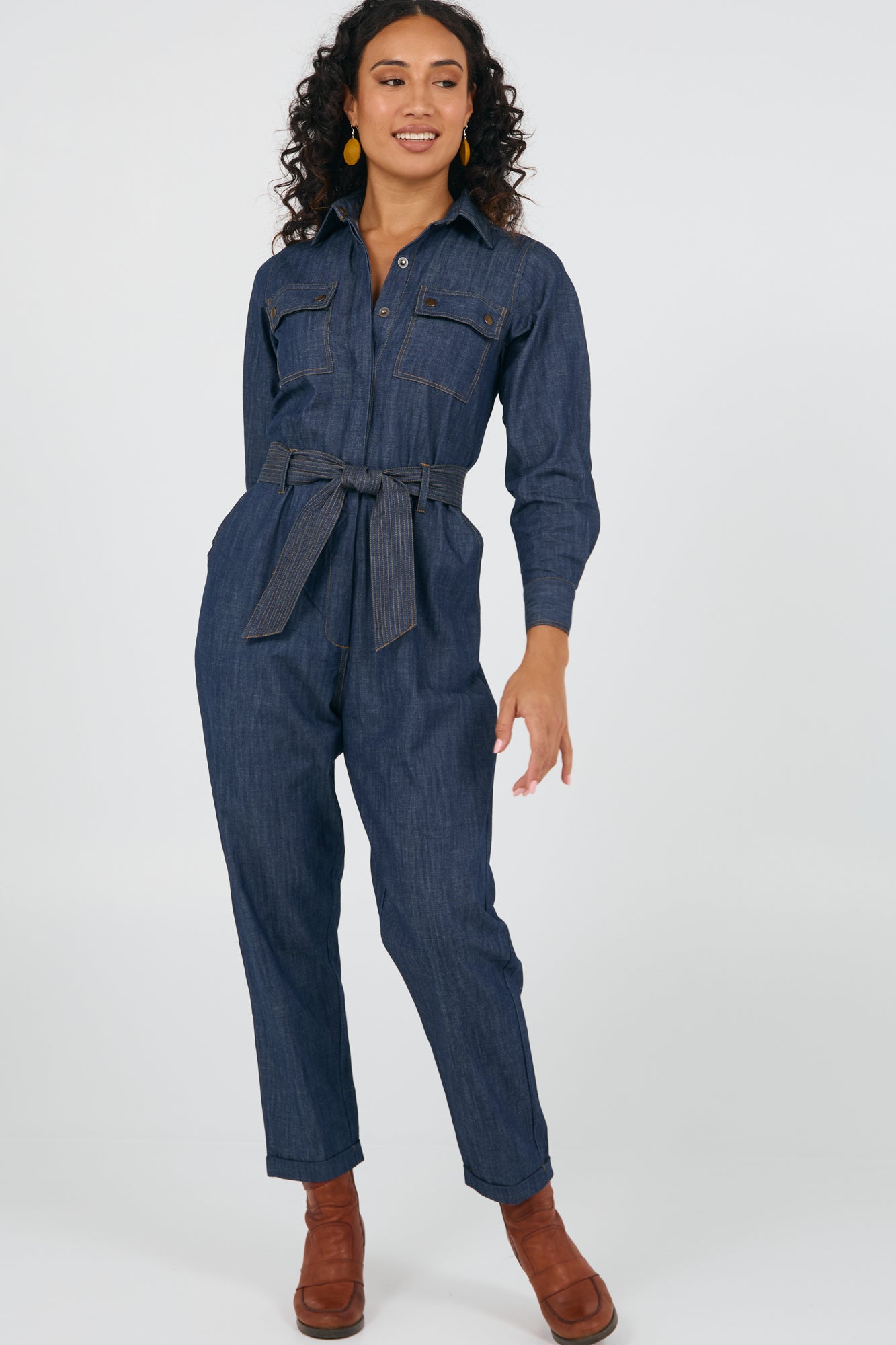 Ezra Jumpsuit Soft Denim