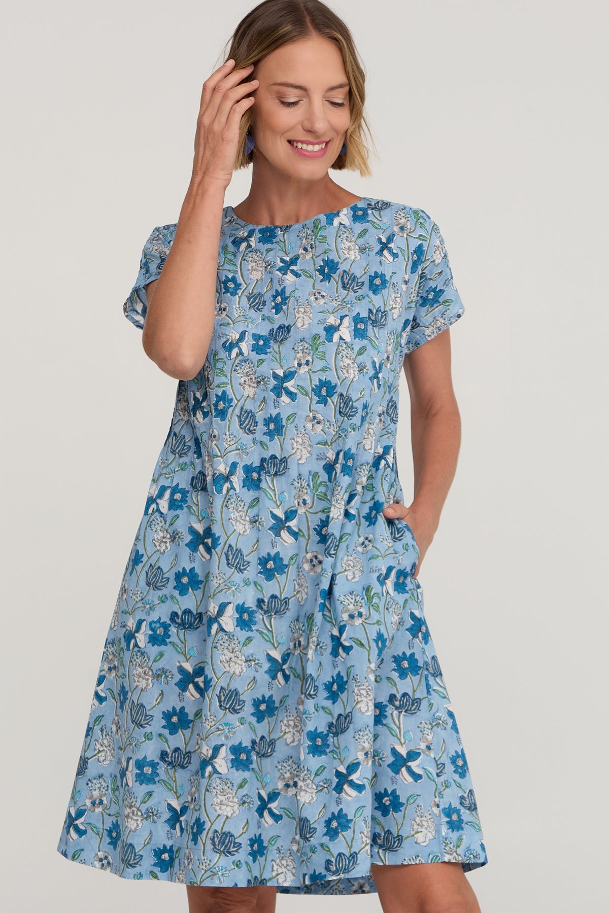 Folk Dress Bluebell