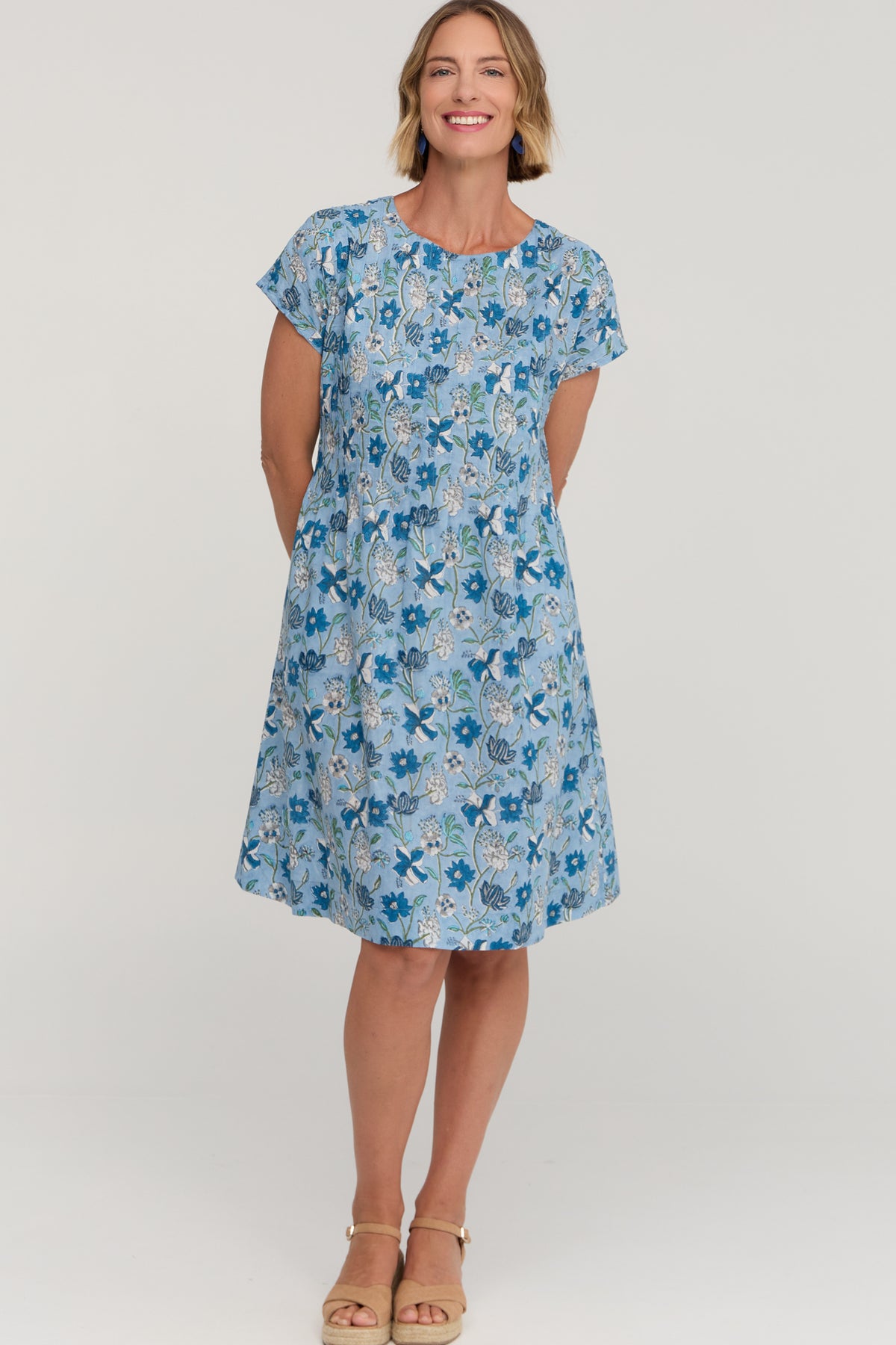 Folk Dress Bluebell