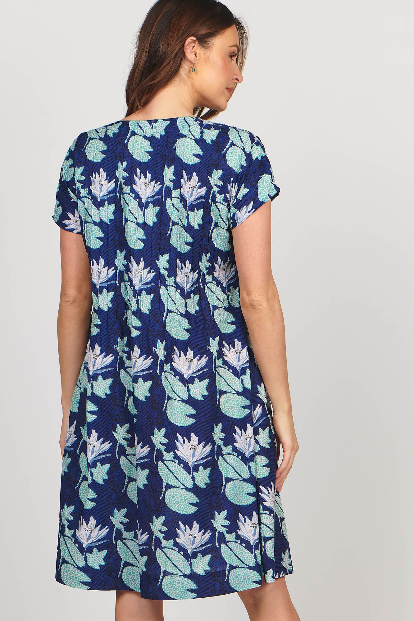 Folk Dress Water Lily