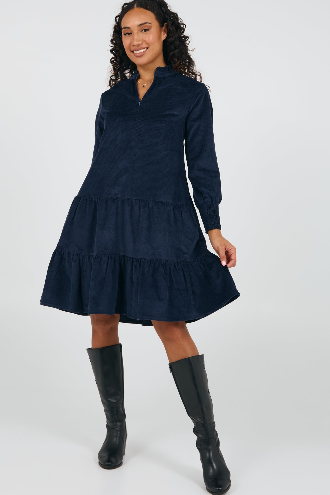 Ginger Dress Navy