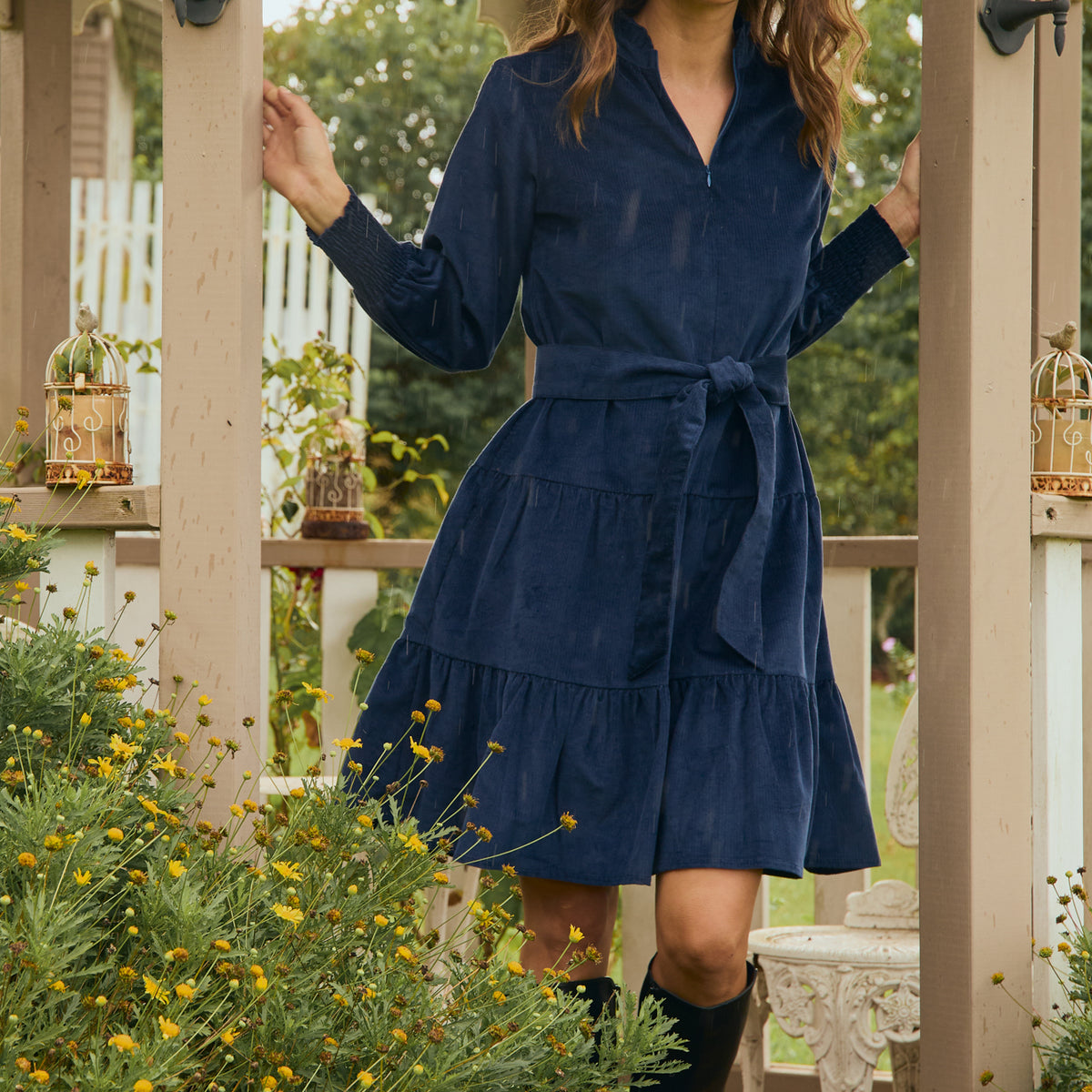 Ginger Dress Navy