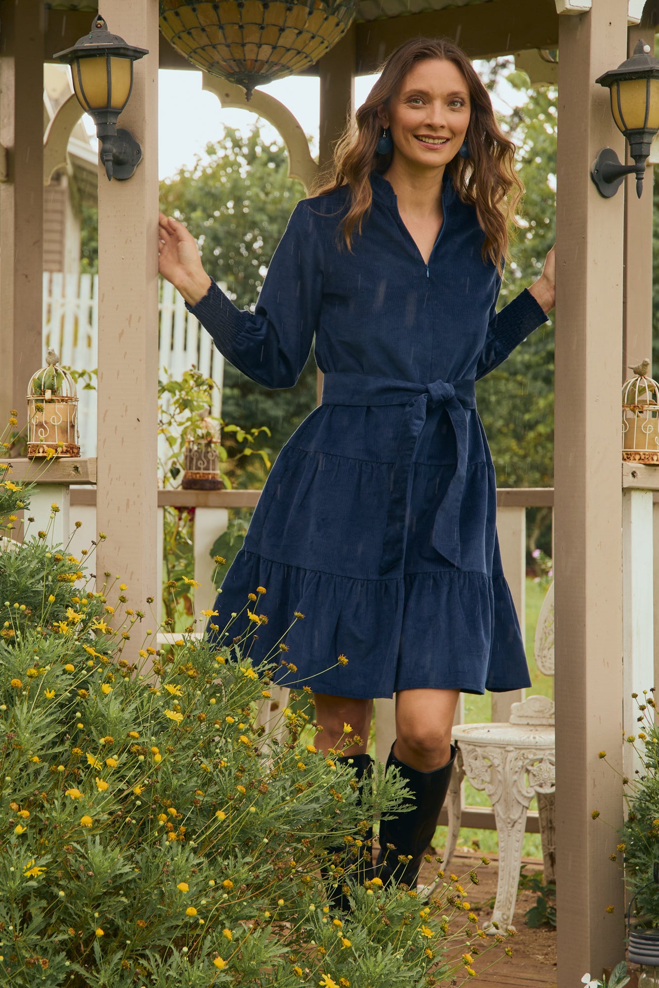 Ginger Dress Navy