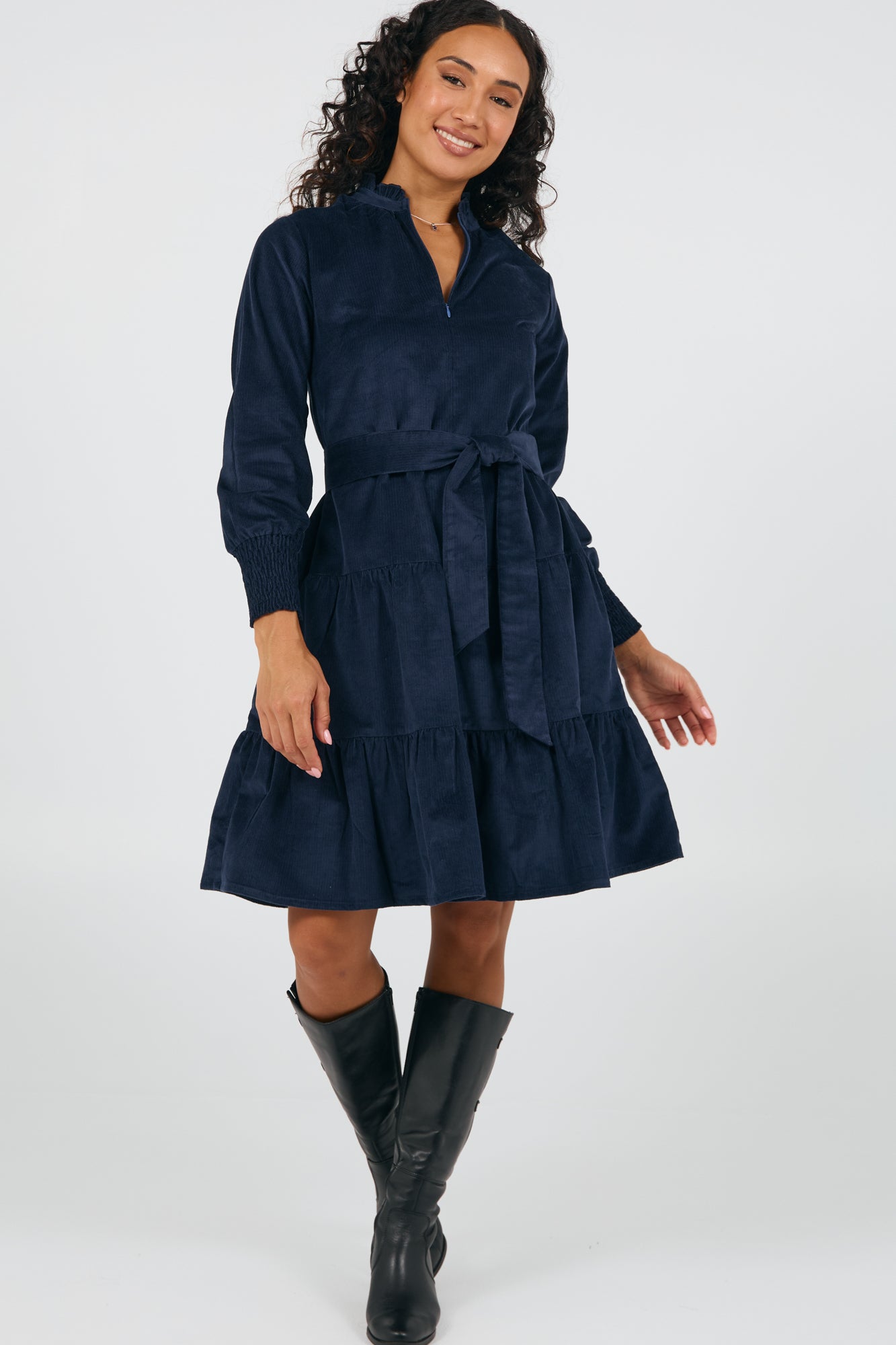 Ginger Dress Navy