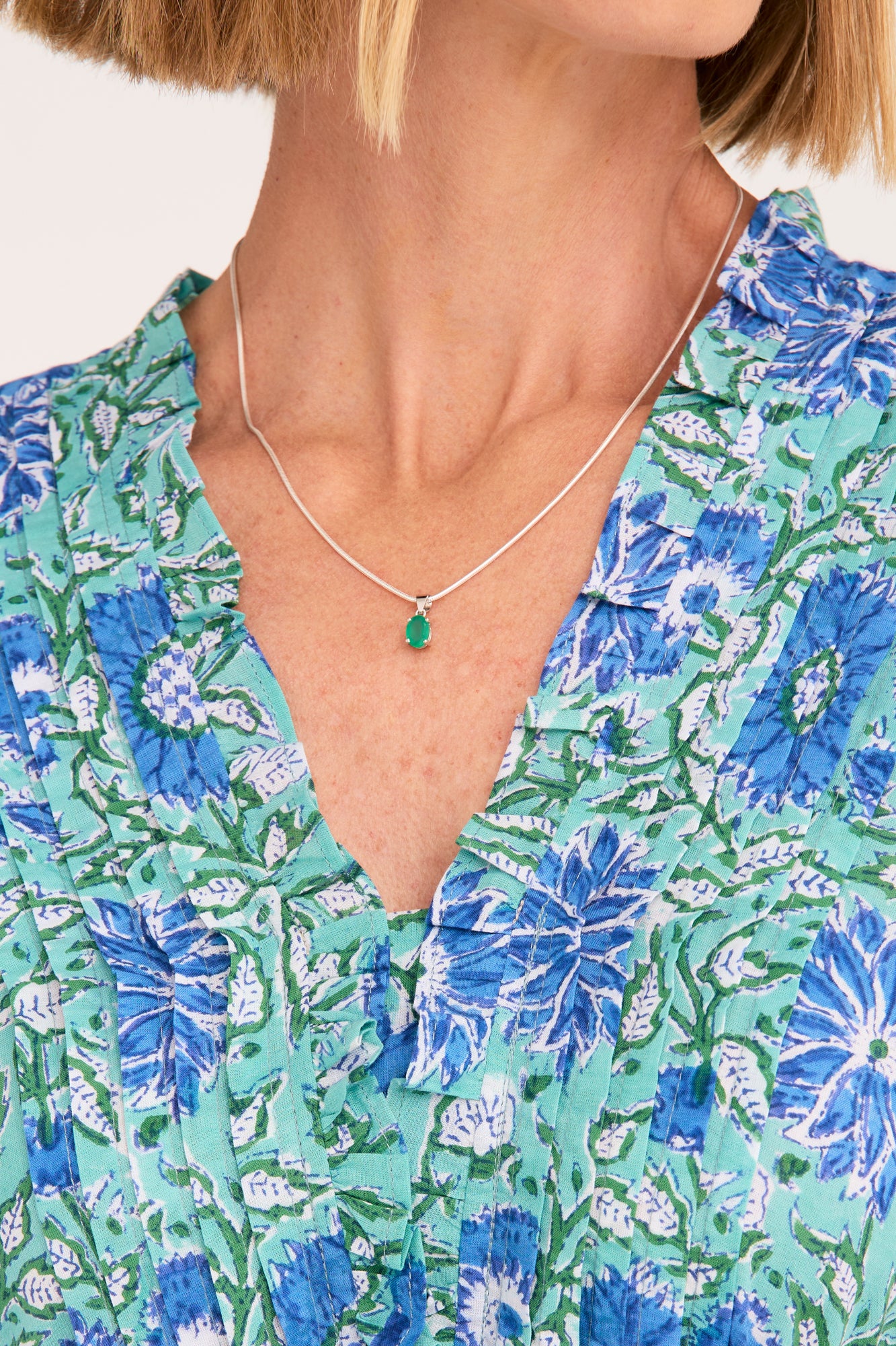 Green Onyx Pendant & Necklace