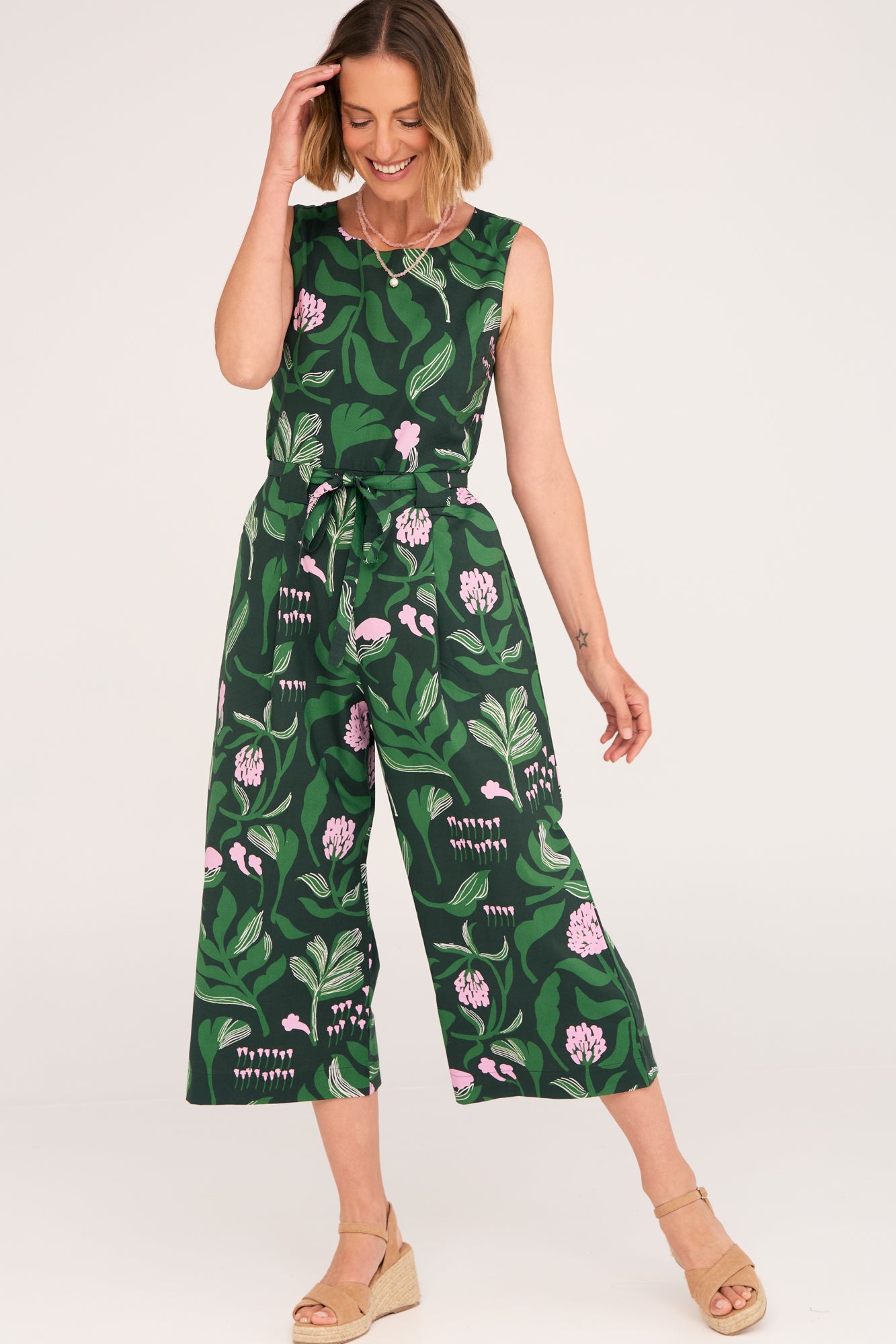 Harper Jumpsuit Cottage Garden
