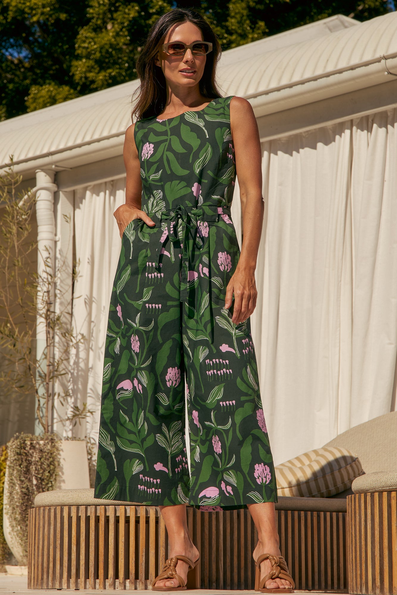 Harper Jumpsuit Cottage Garden