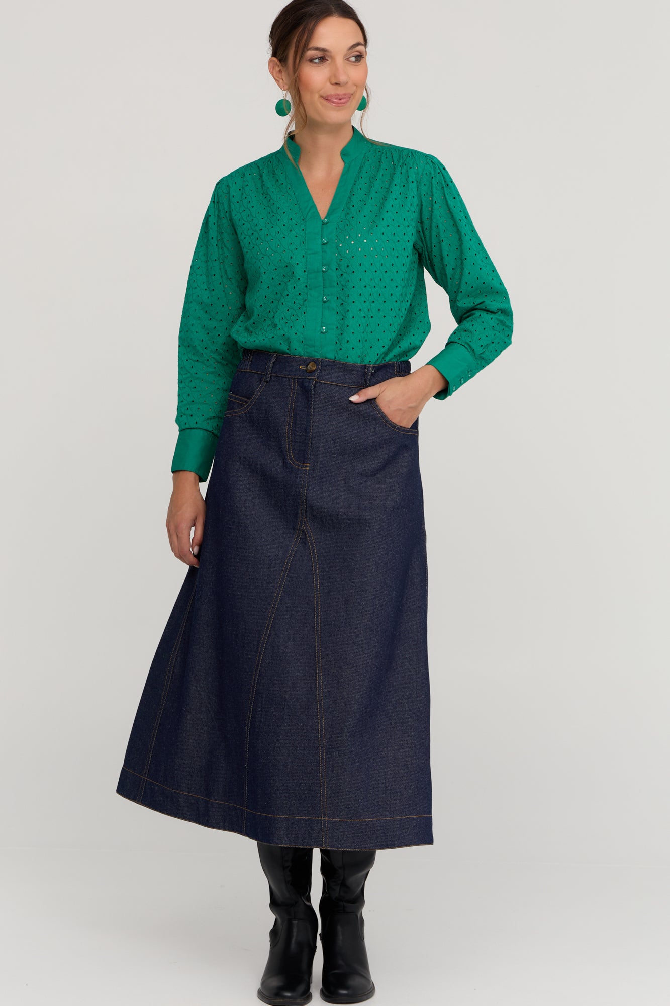 Higgins Skirt Denim