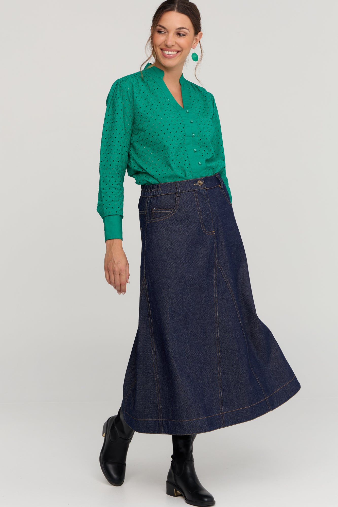 Higgins Skirt Denim