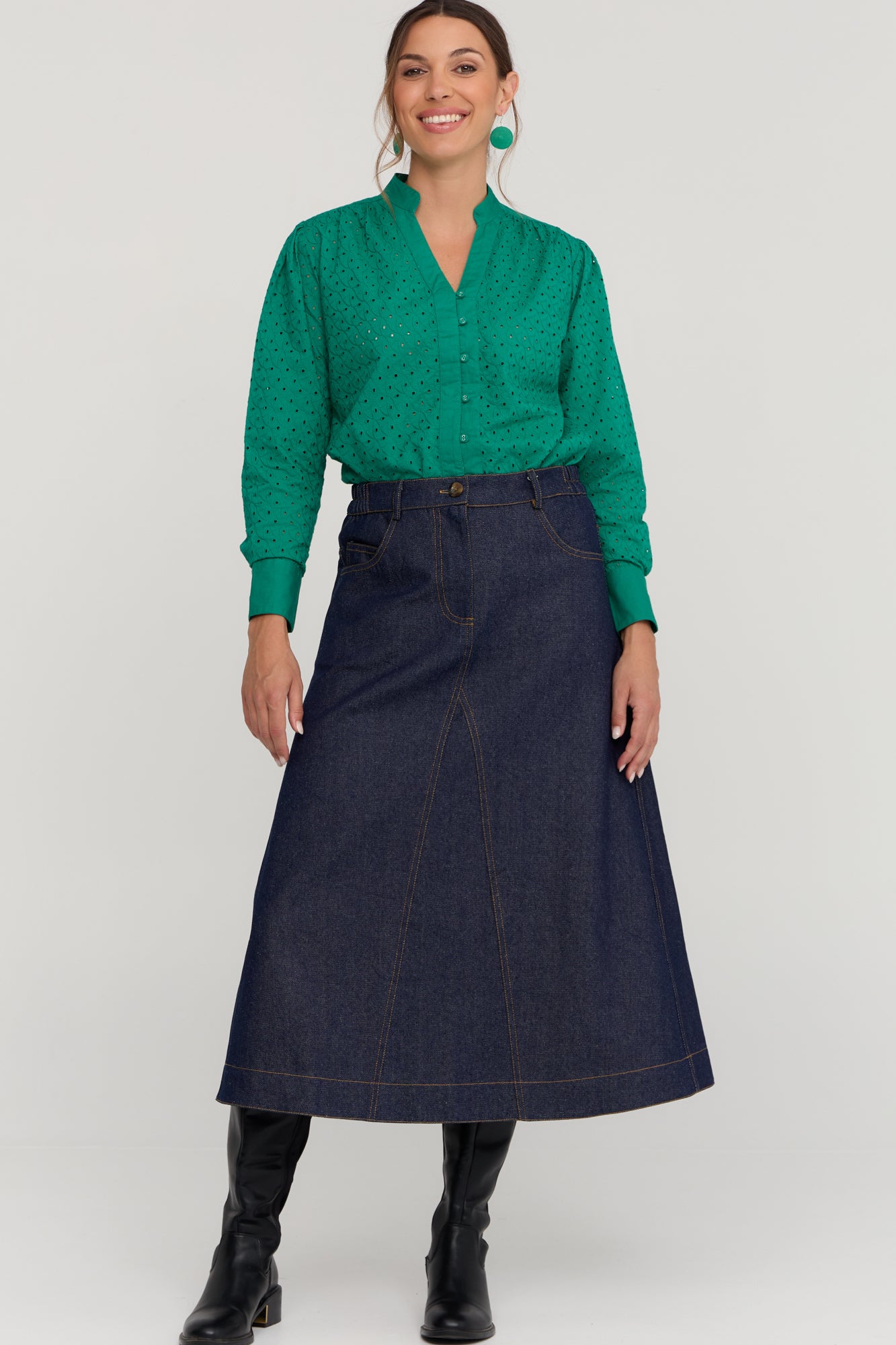 Higgins Skirt Denim