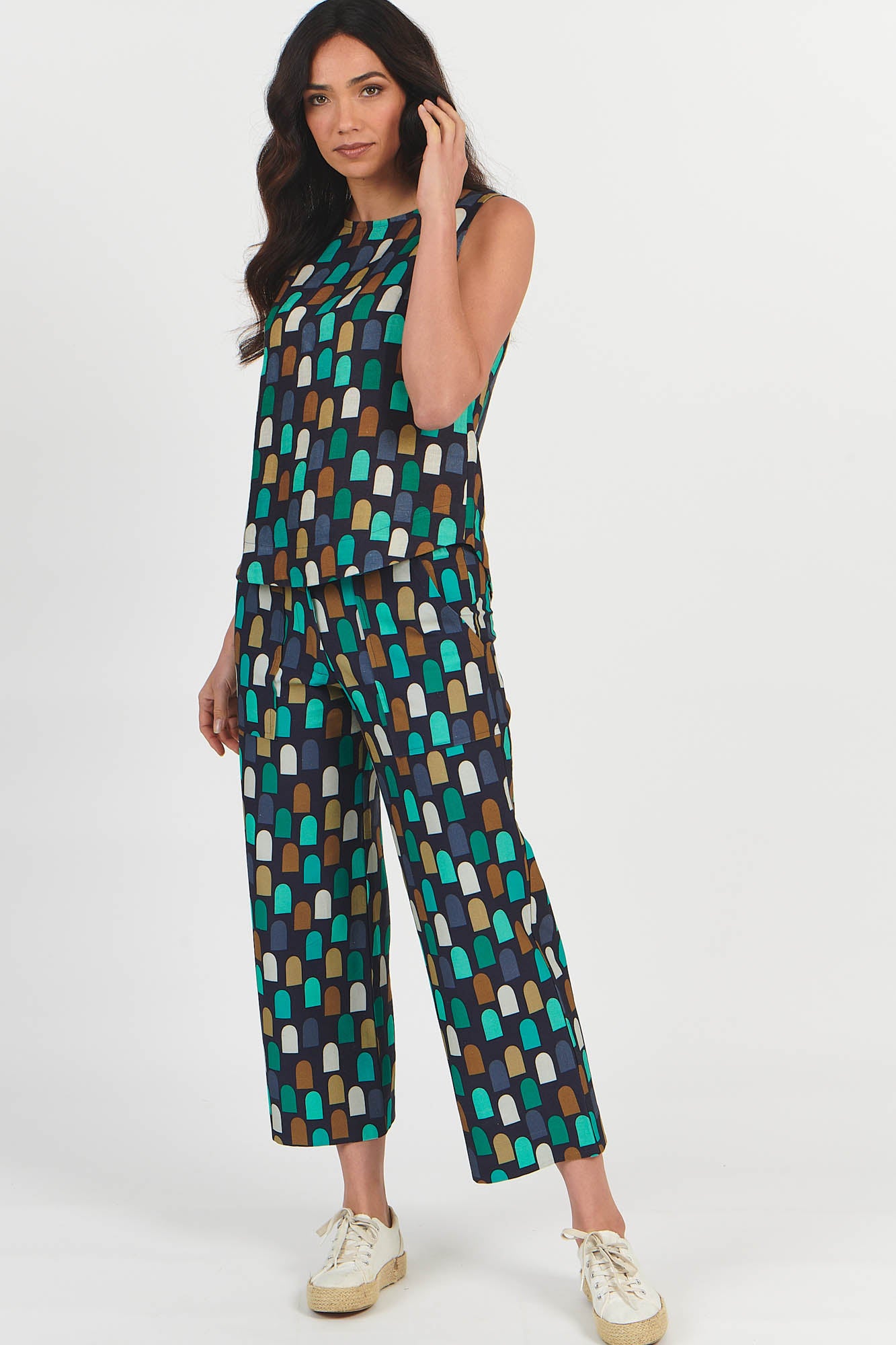 Hudson Jeans Green Geo