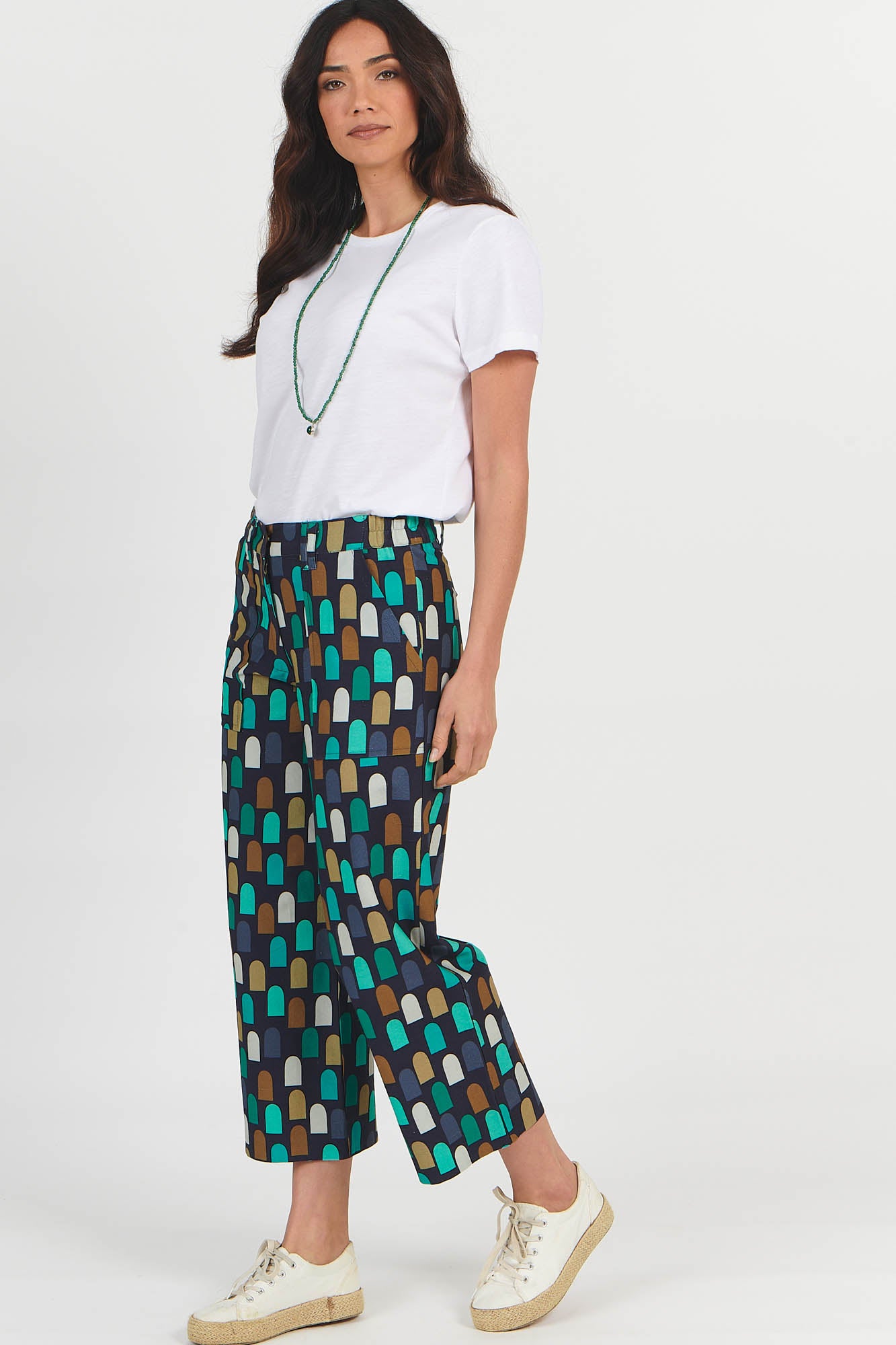 Hudson Jeans Green Geo