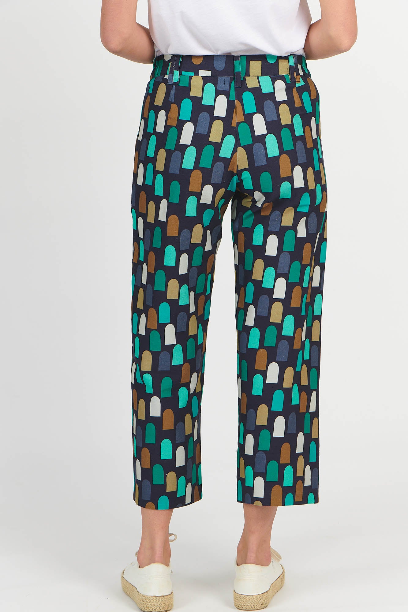 Hudson Jeans Green Geo