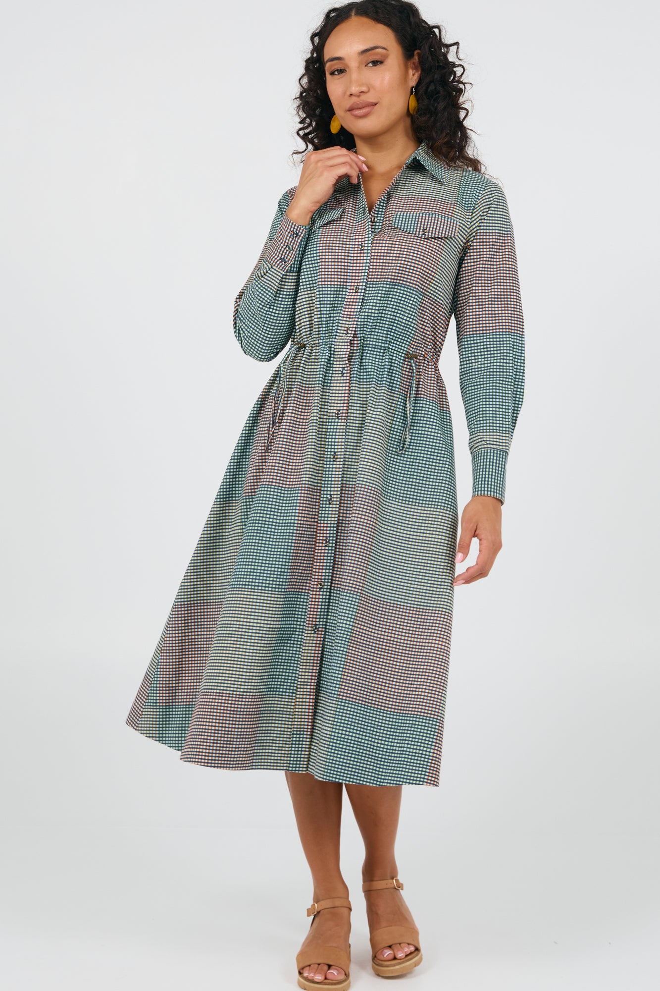 Jansen Dress Indian Plaid