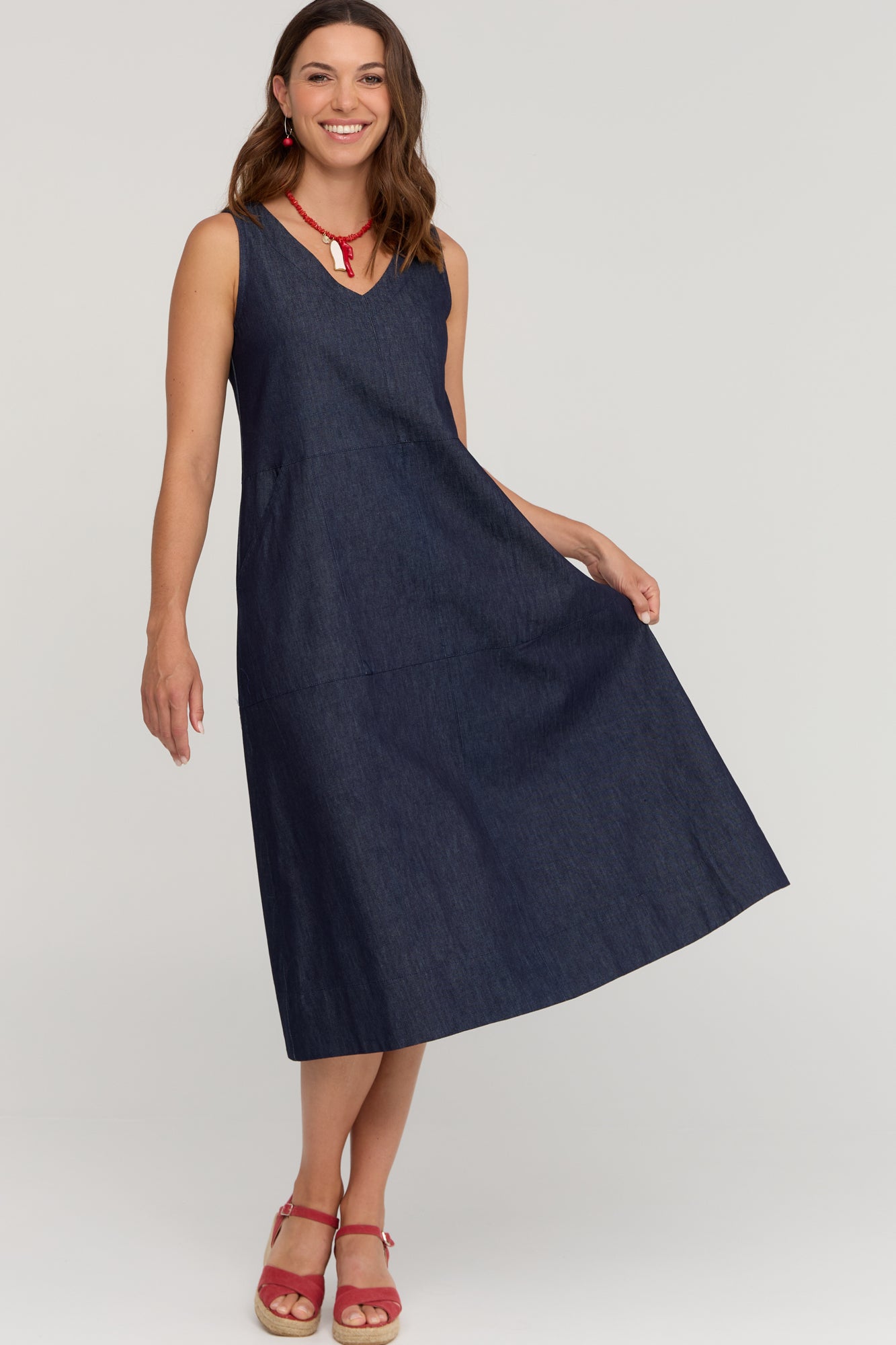 Juno Dress Denim