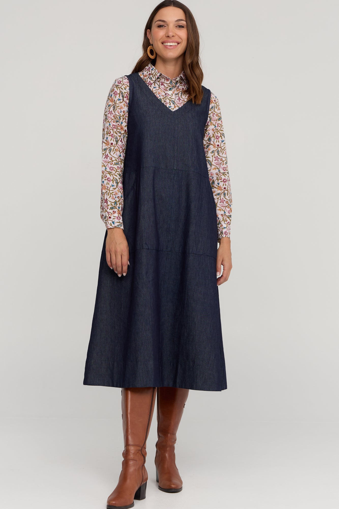 Juno Dress Denim